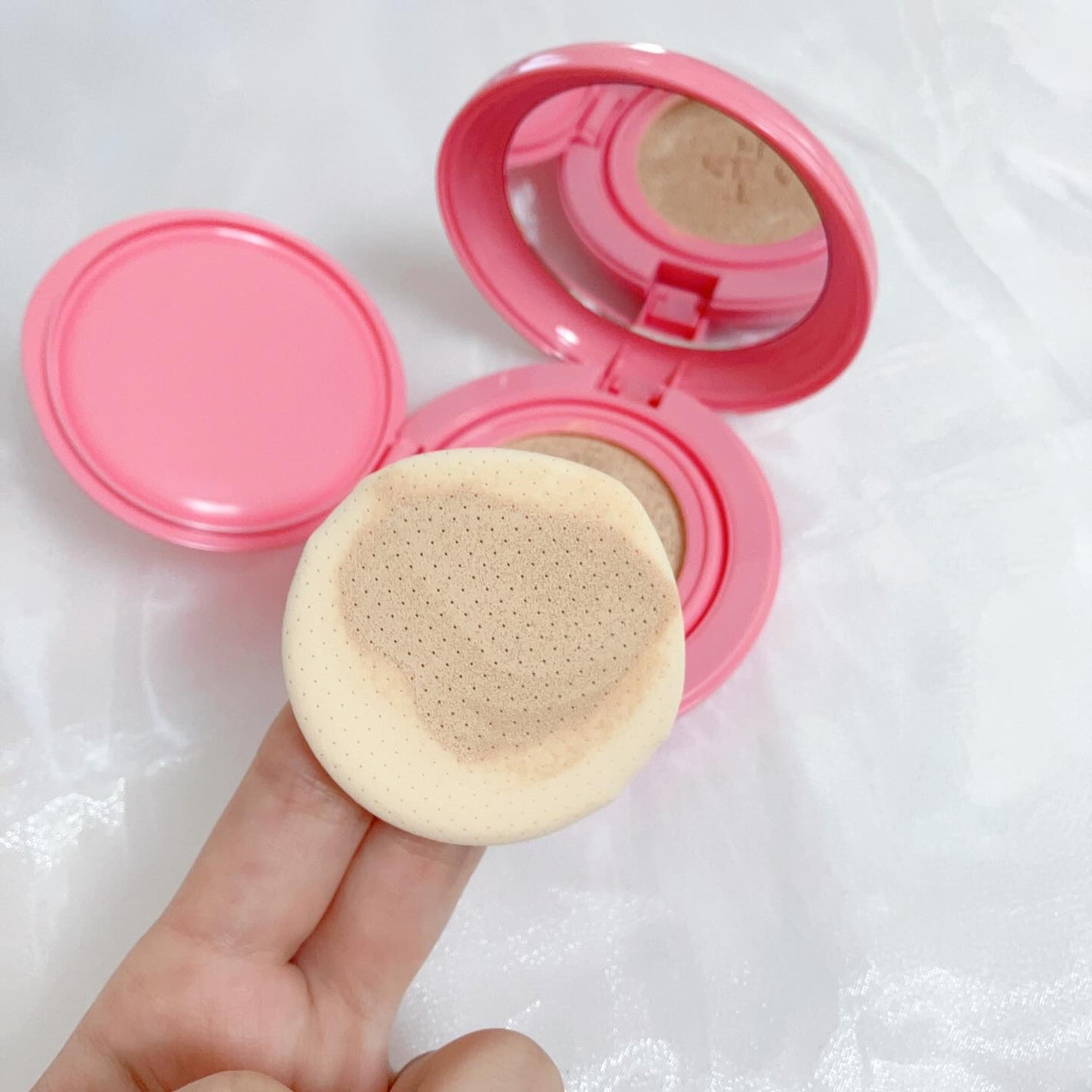 ピンクマグネットクッション/KEYTH/クッションファンデーションを使ったクチコミ(8枚目)