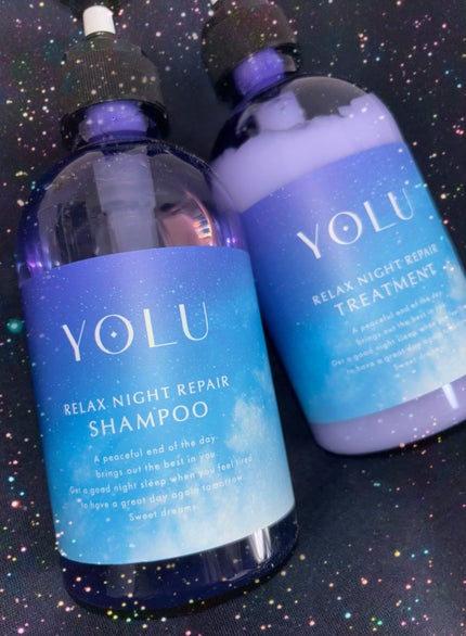 リラックスナイトリペア シャンプー/トリートメント/YOLU/シャンプー・コンディショナーを使ったクチコミ(1枚目)