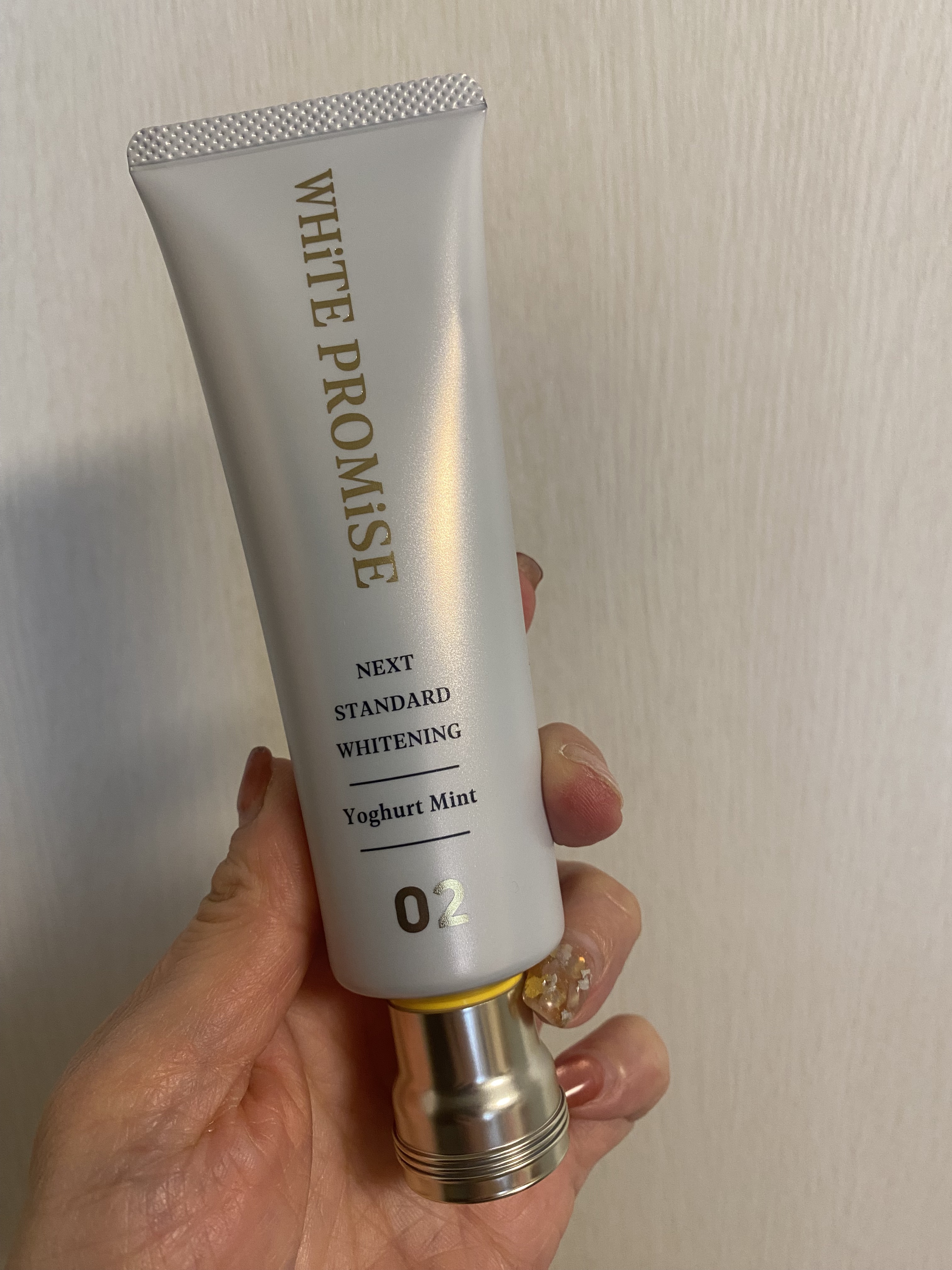 ホワイトプロミス  美白*＋むし歯予防*/WHiTE PROMiSE/歯磨き粉を使ったクチコミ（1枚目）