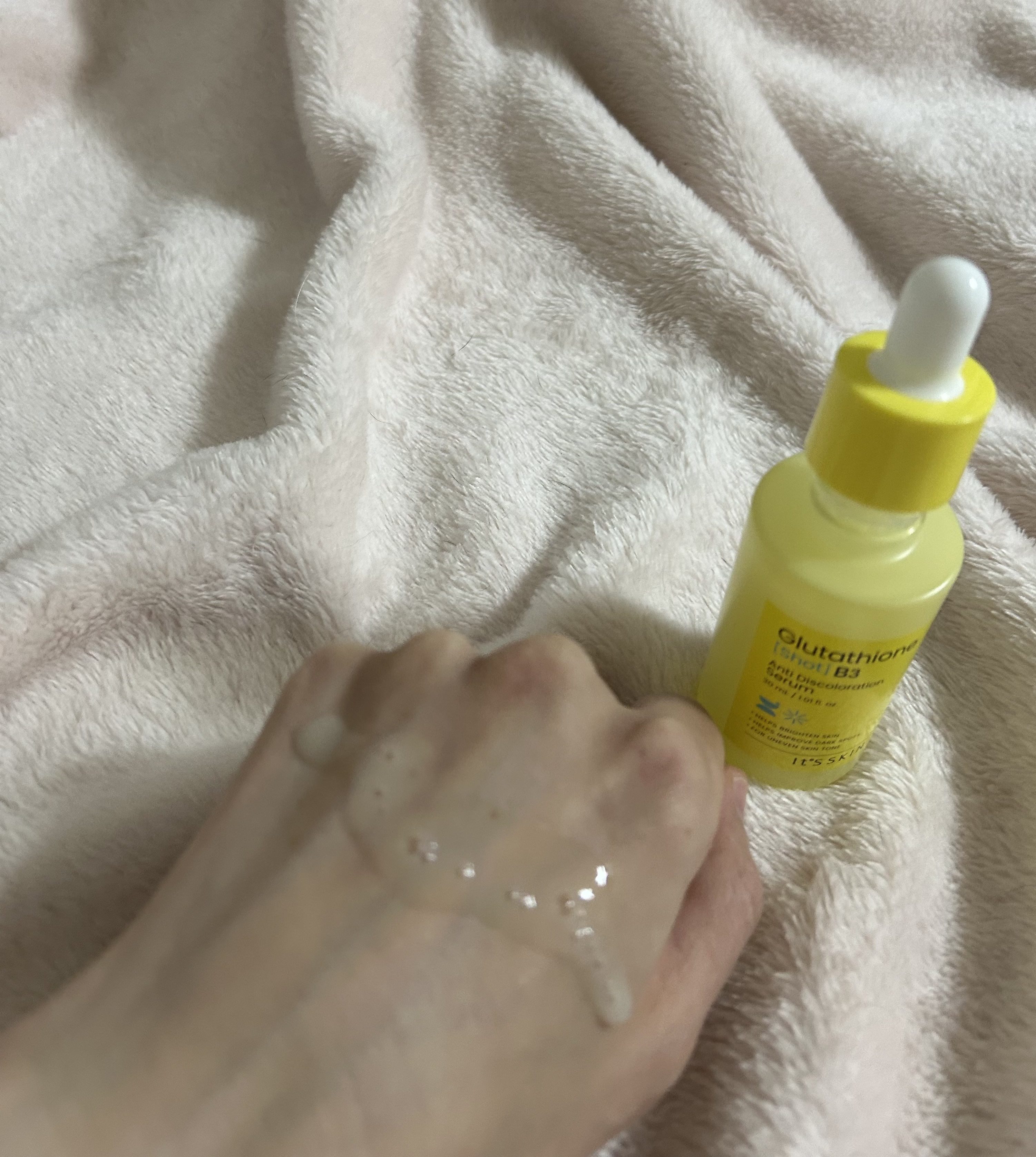 グルタチオンショットB3シミ跡セラム/It's skin/美容液を使ったクチコミ（2枚目）