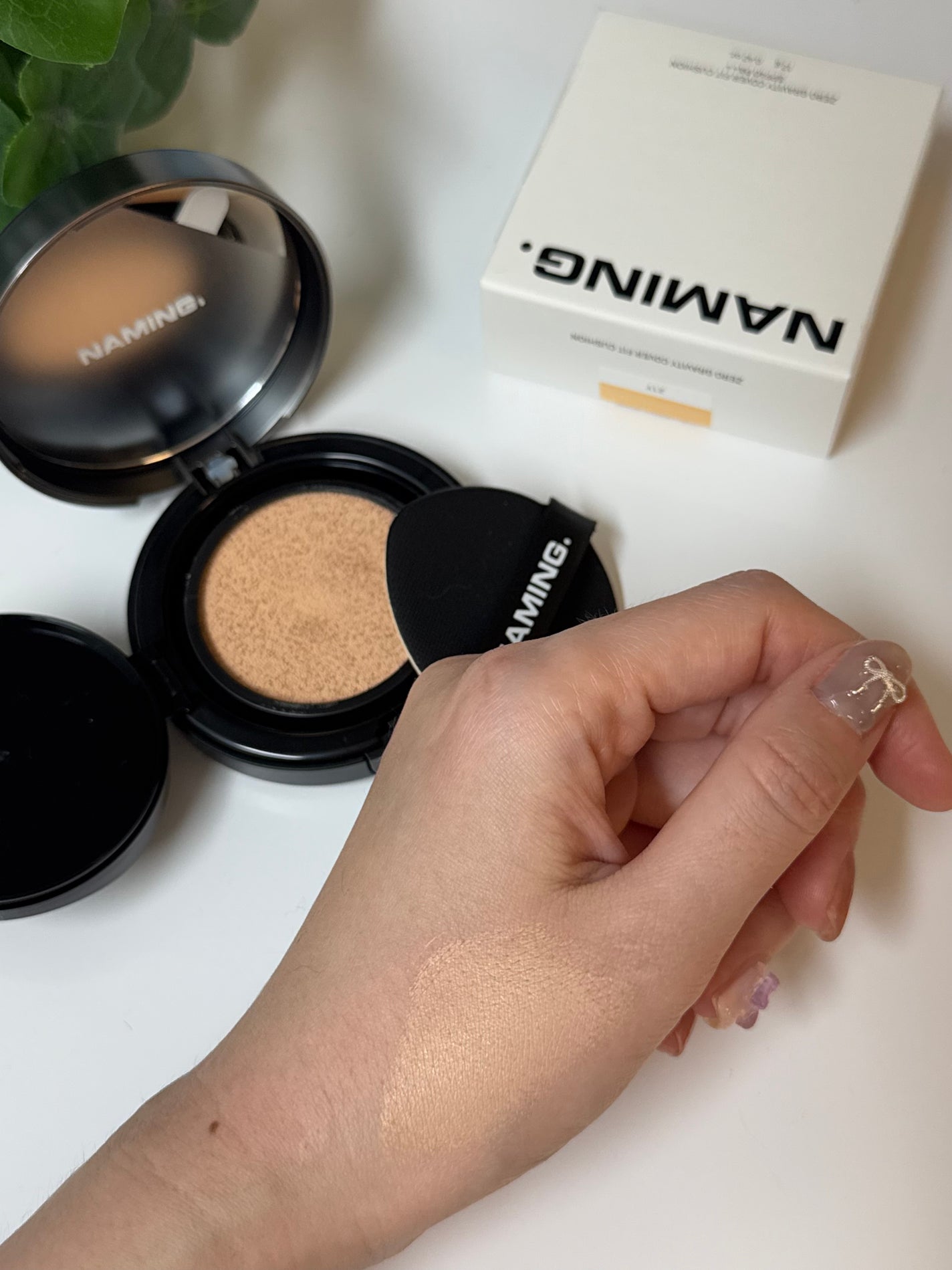 ネーミング ゼログラビティ カバーフィットクッション/NAMING./クッションファンデーションを使ったクチコミ(5枚目)