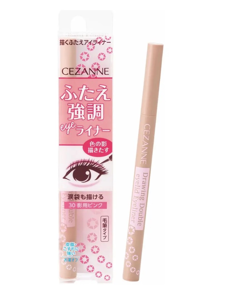 描くふたえアイライナー/CEZANNE/リキッドアイライナーを使ったクチコミ（1枚目）