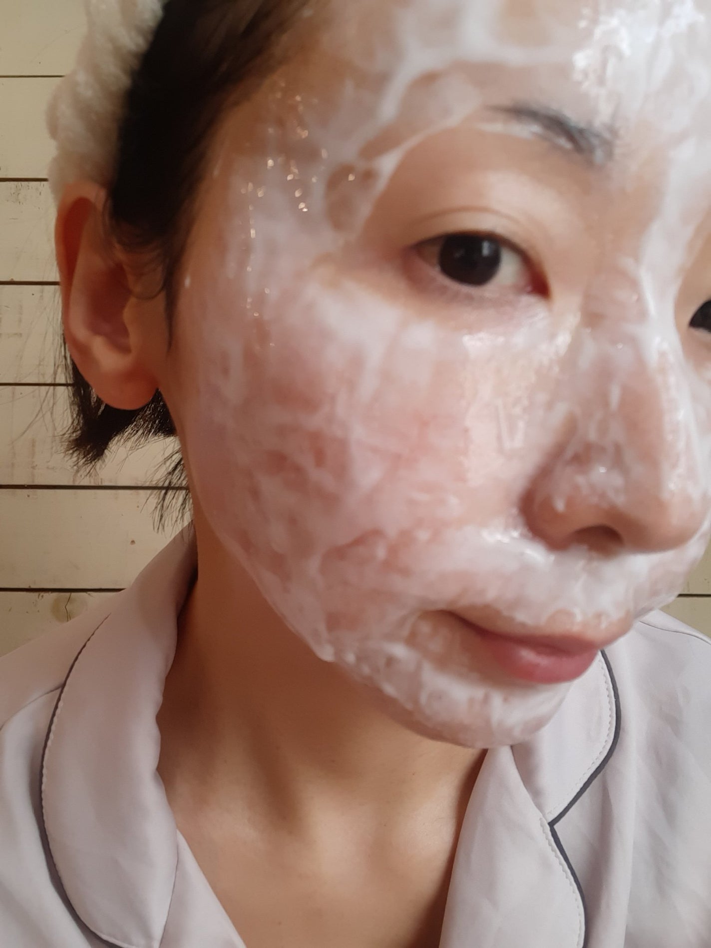 塗るマスクパック低分子コラーゲンマスク /Veganifect/洗い流すパック・マスクを使ったクチコミ(3枚目)