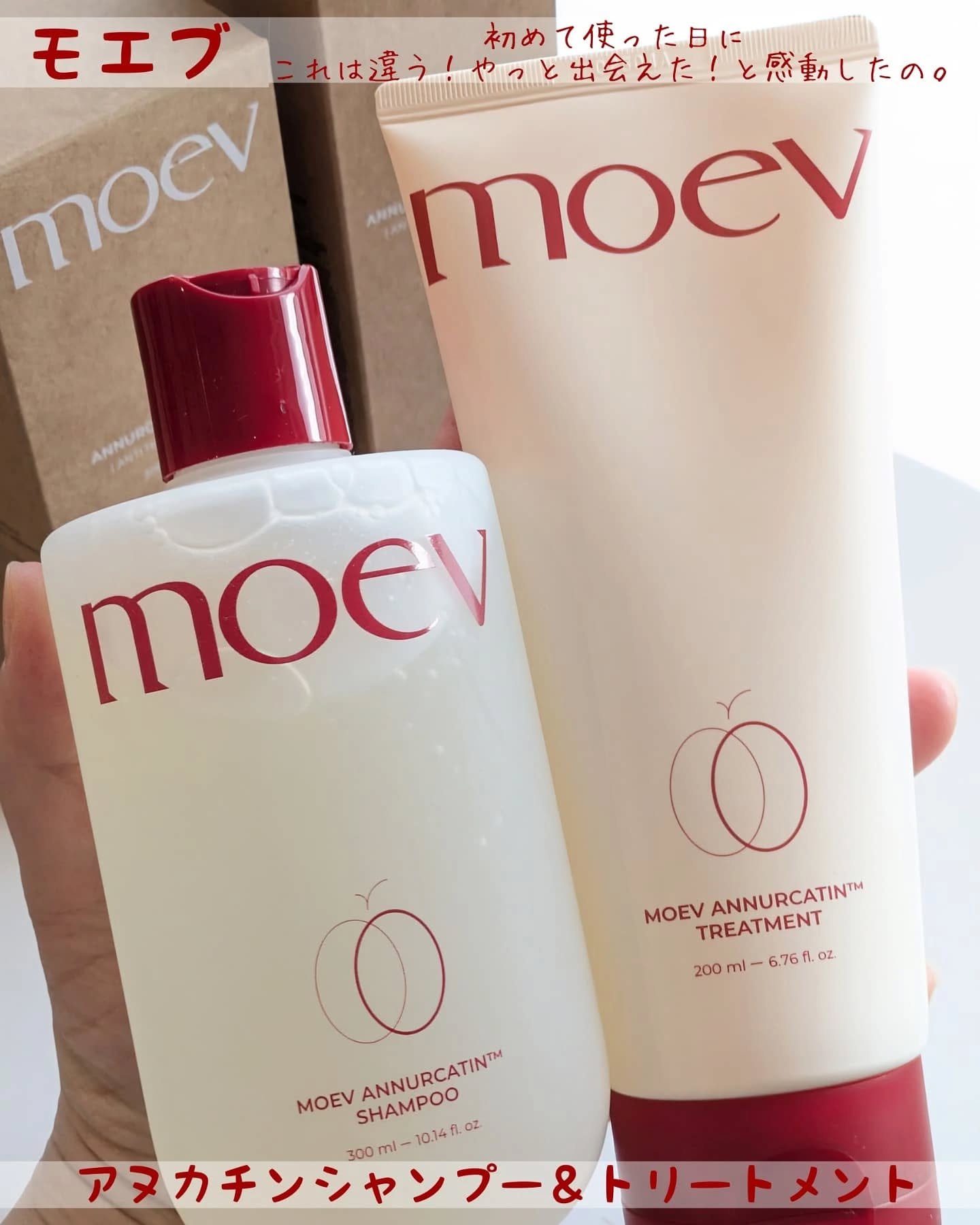 モエブ アヌカチン シャンプー/トリートメント/moev/市販シャンプーを使ったクチコミ（2枚目）