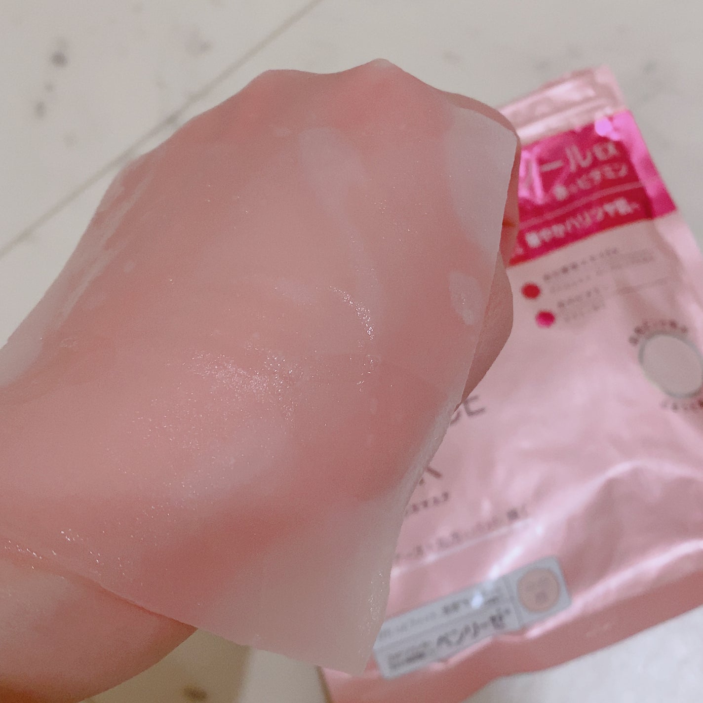 肌美精 カラーエッセンスマスク ピンク/肌美精/シートマスク・パックを使ったクチコミ(2枚目)