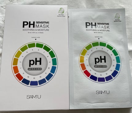 PHセンシティブマスクスージング&モイスト/SAM'U/シートマスク・パックを使ったクチコミ(1枚目)