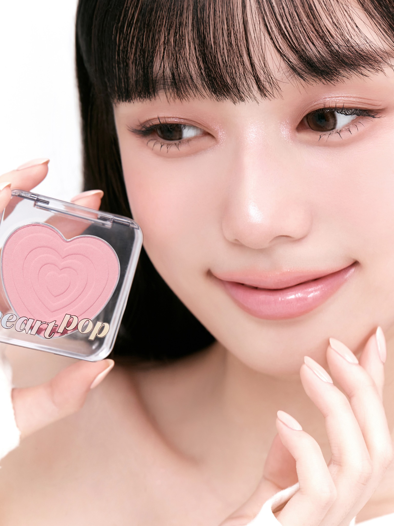 ハートポップブラッシャー/ETUDE/パウダーチークを使ったクチコミ（1枚目）