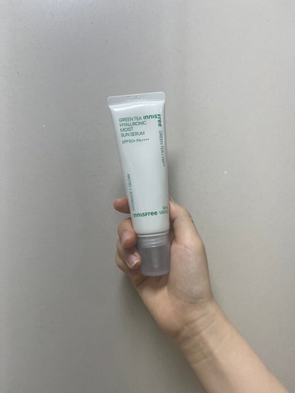 グリーンティー ヒアルロン サン セラム SPF50+ / PA++++/innisfree/日焼け止めローションを使ったクチコミ(1枚目)