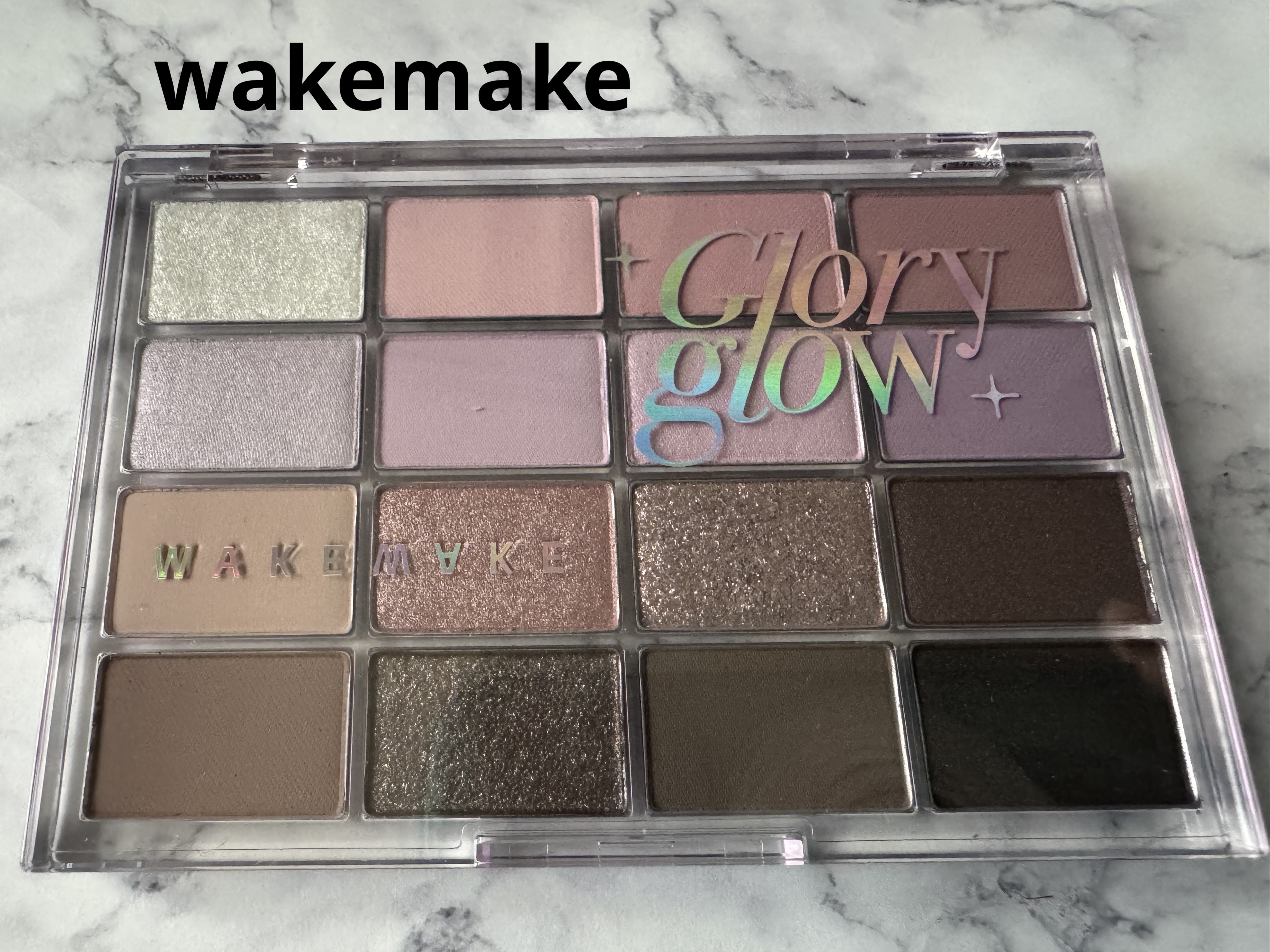 ソフトブラーリングアイパレット/wakemake/アイシャドウパレットを使ったクチコミ（1枚目）