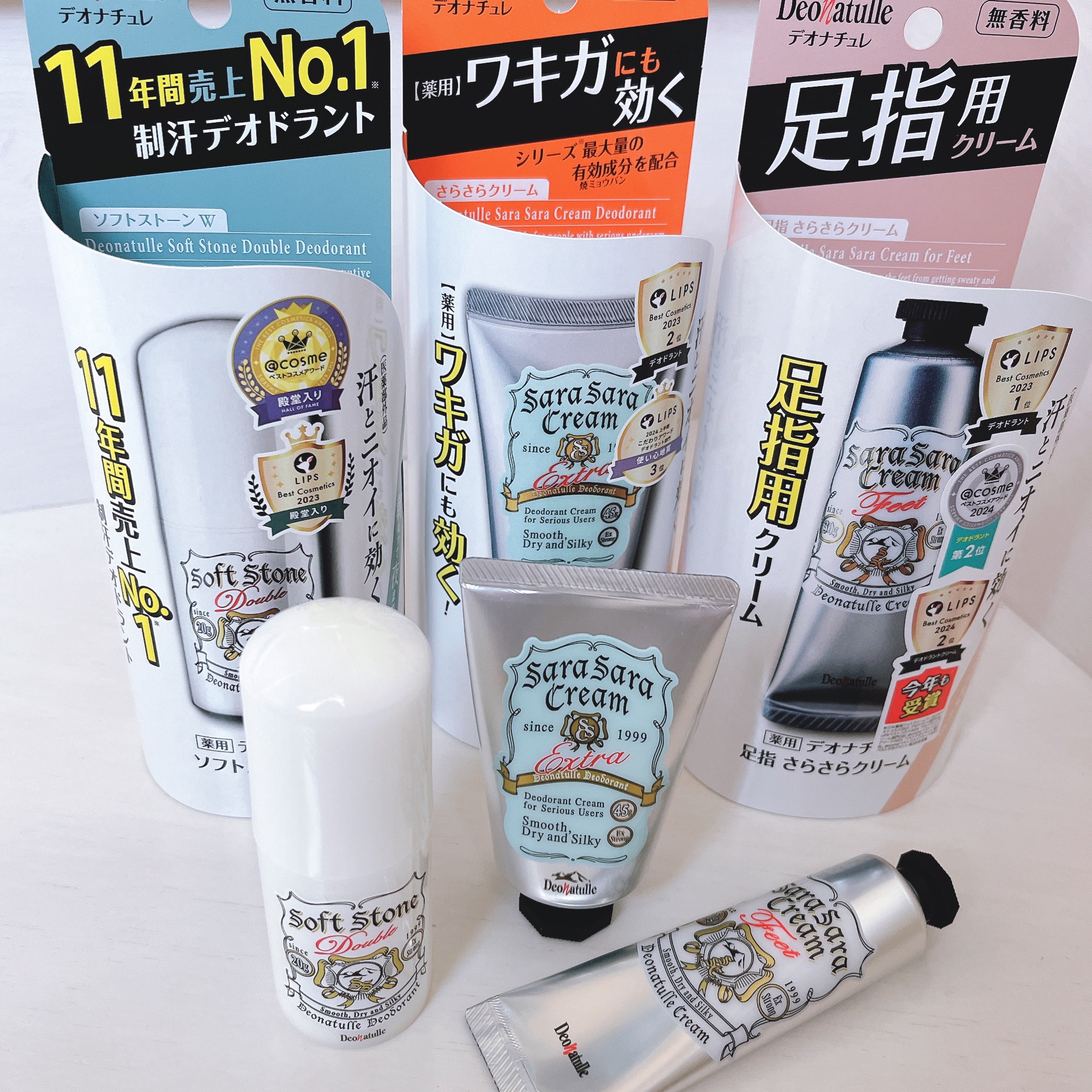 薬用ソフトストーンＷ/デオナチュレ/デオドラント・制汗剤を使ったクチコミ（2枚目）