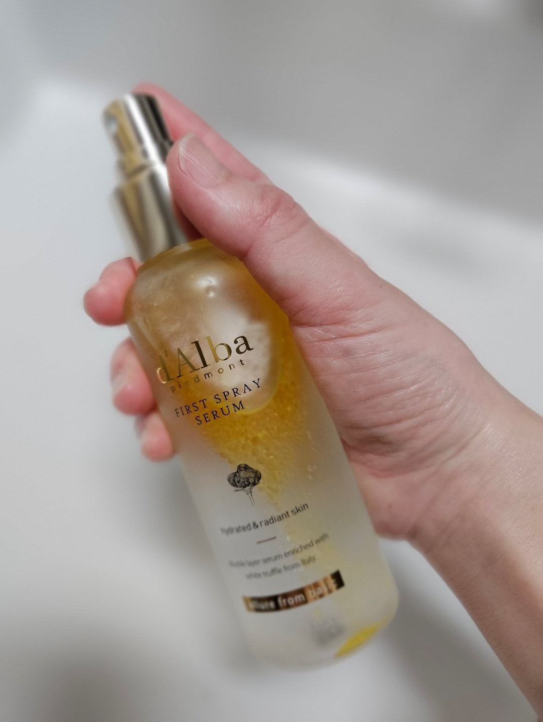 ダルバ ホワイトトリュフファーストスプレーセラム/ダルバ/ミスト状化粧水を使ったクチコミ(2枚目)