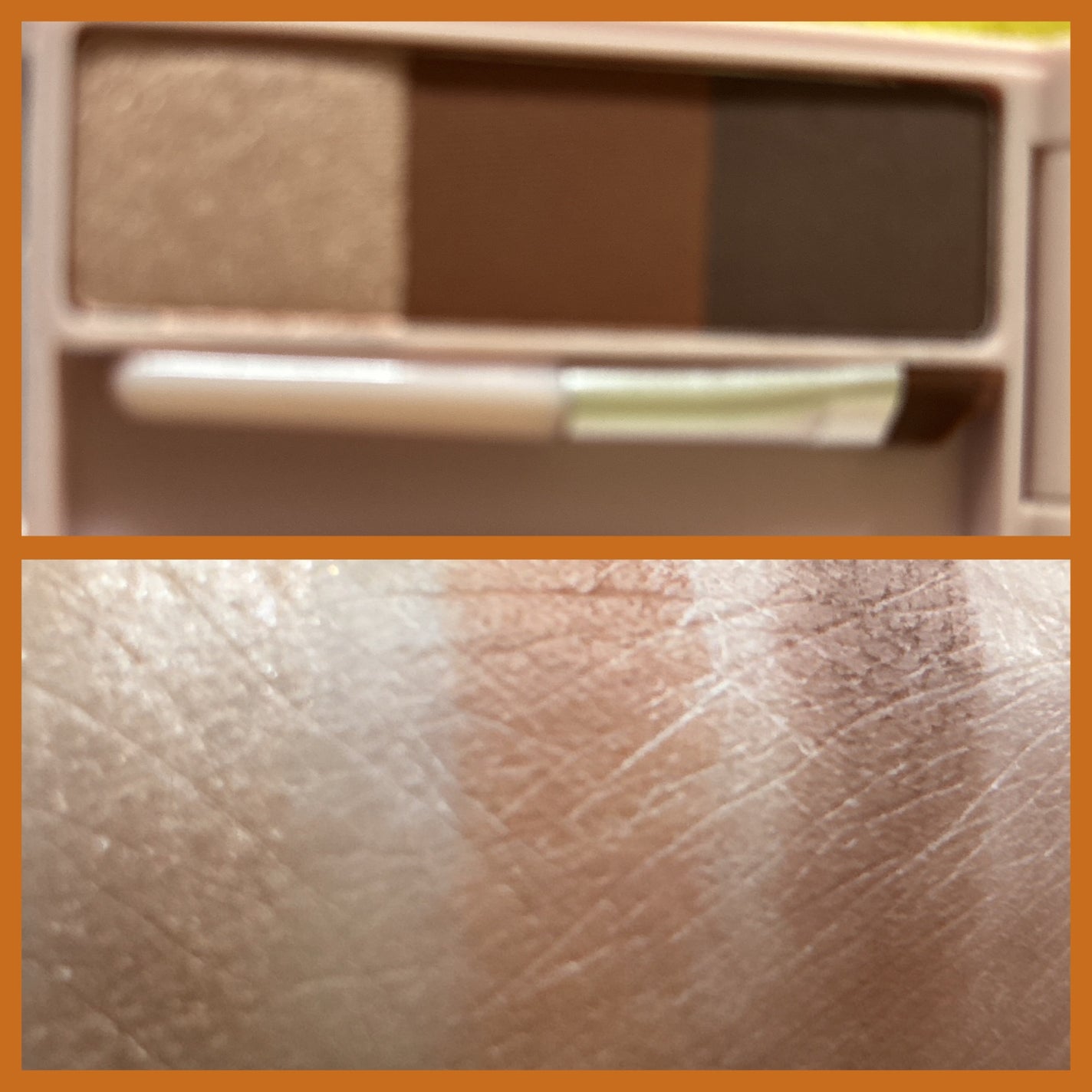 KM アイブロウパウダー/DAISO/パウダーアイブロウを使ったクチコミ(3枚目)