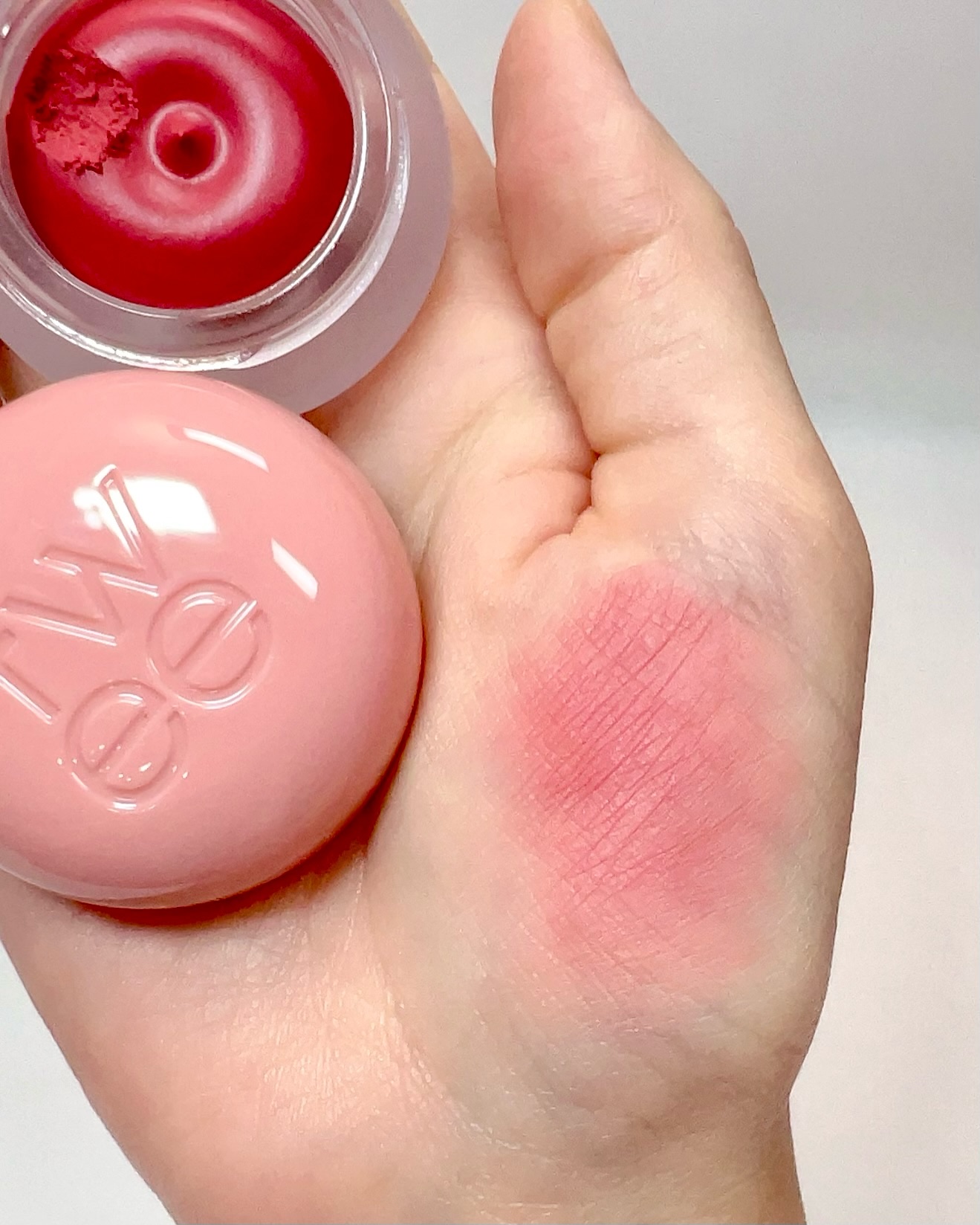 リップアンドチーク ブラーリープリンポット/fwee/口紅を使ったクチコミ（3枚目）