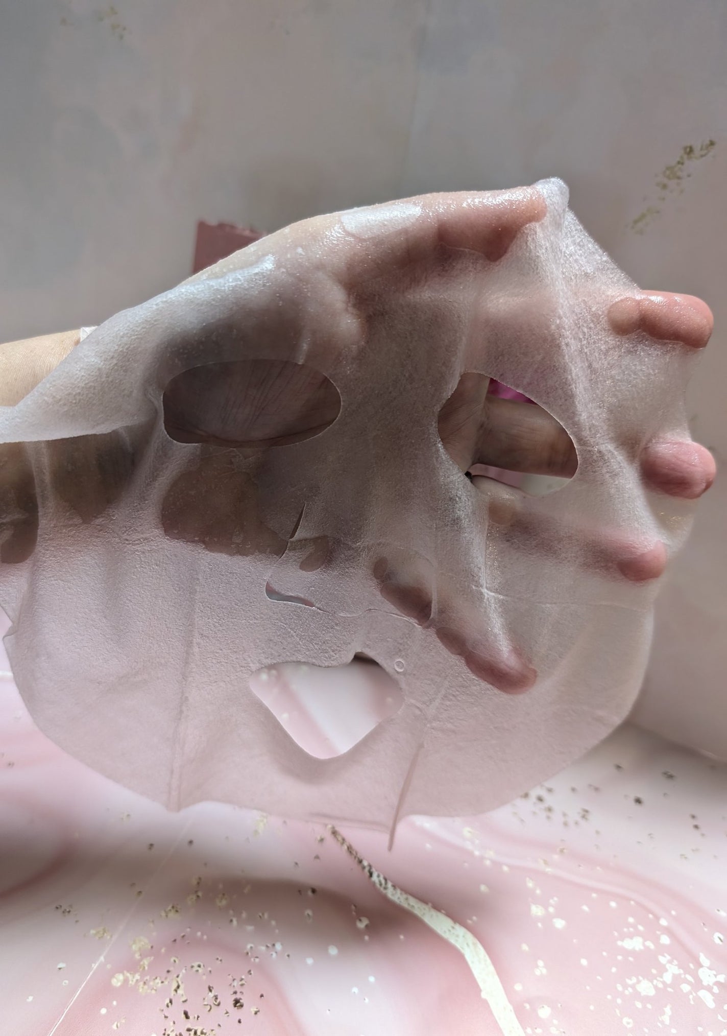 肌美精 カラーエッセンスマスク ピンク/肌美精/シートマスク・パックを使ったクチコミ(5枚目)