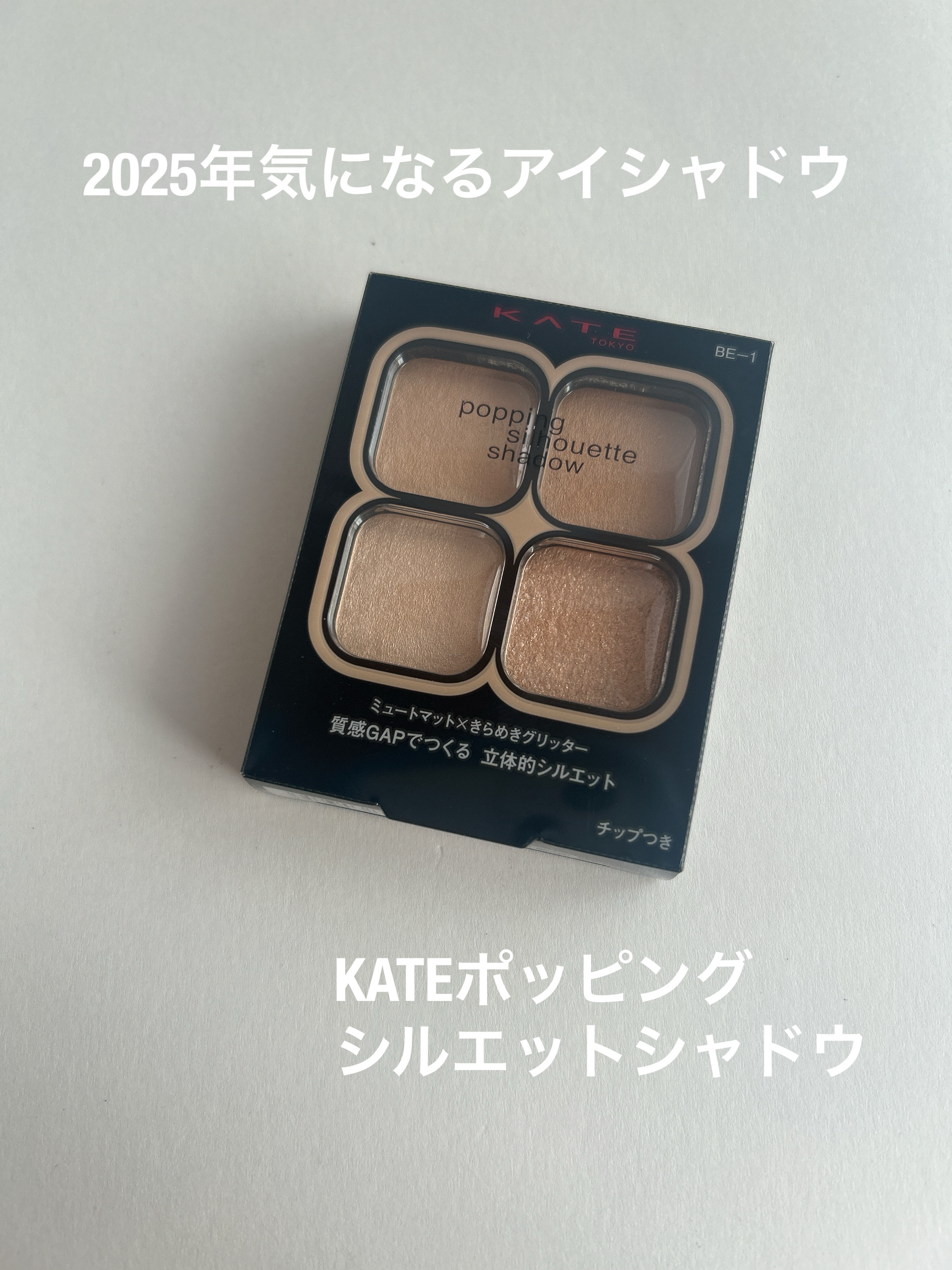 ケイト ポッピングシルエットシャドウ/KATE/アイシャドウパレットを使ったクチコミ（1枚目）
