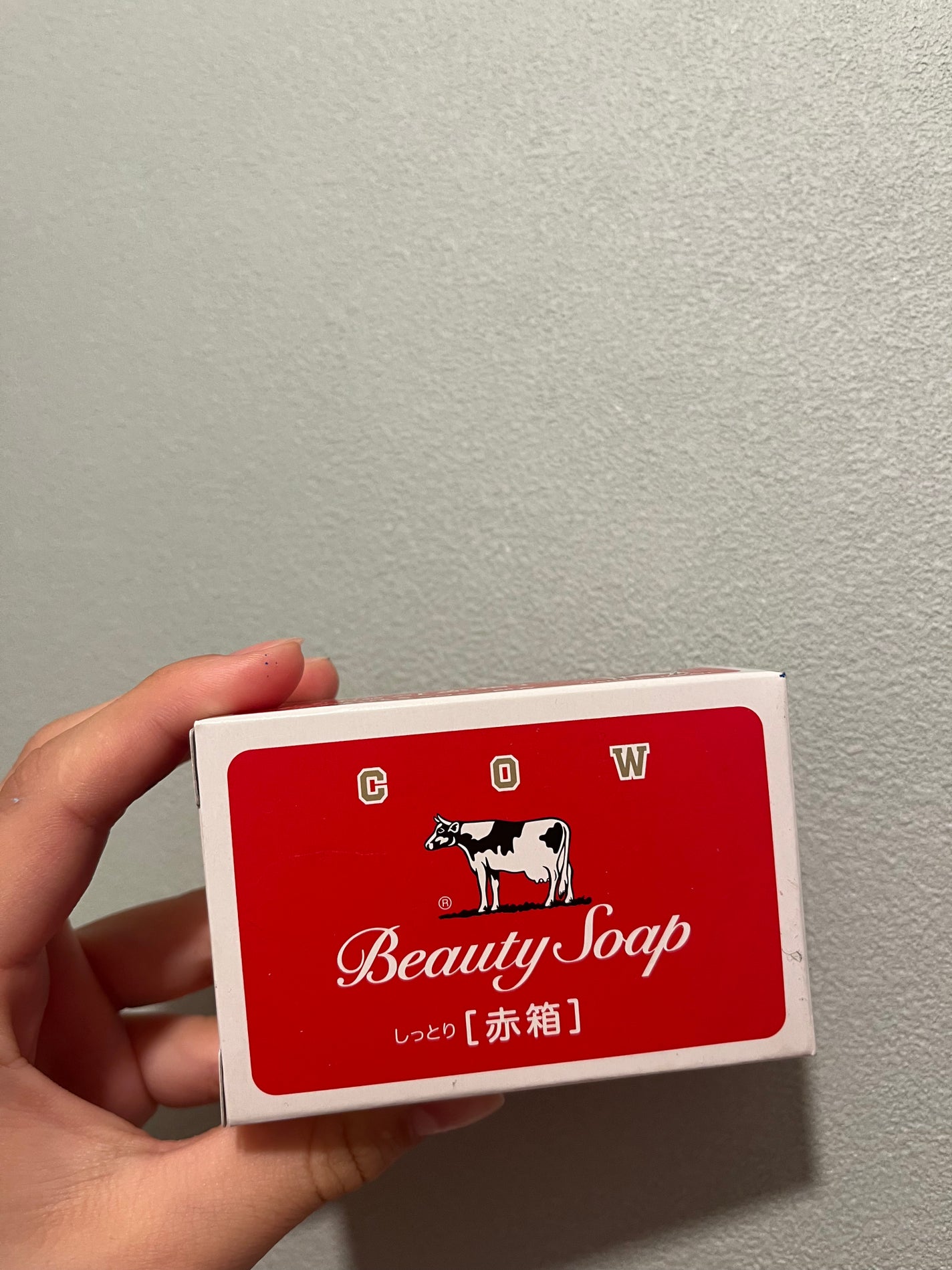 赤箱 (しっとり)/カウブランド/洗顔石鹸を使ったクチコミ(1枚目)