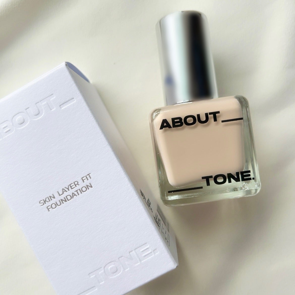 スキンレイヤーフィットファンデーション/ABOUT TONE/リキッドファンデーションを使ったクチコミ(3枚目)