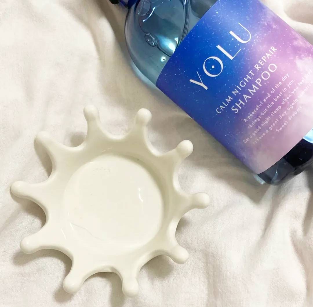 カームナイトリペアシャンプー／トリートメント/YOLU/シャンプー・コンディショナーを使ったクチコミ（2枚目）