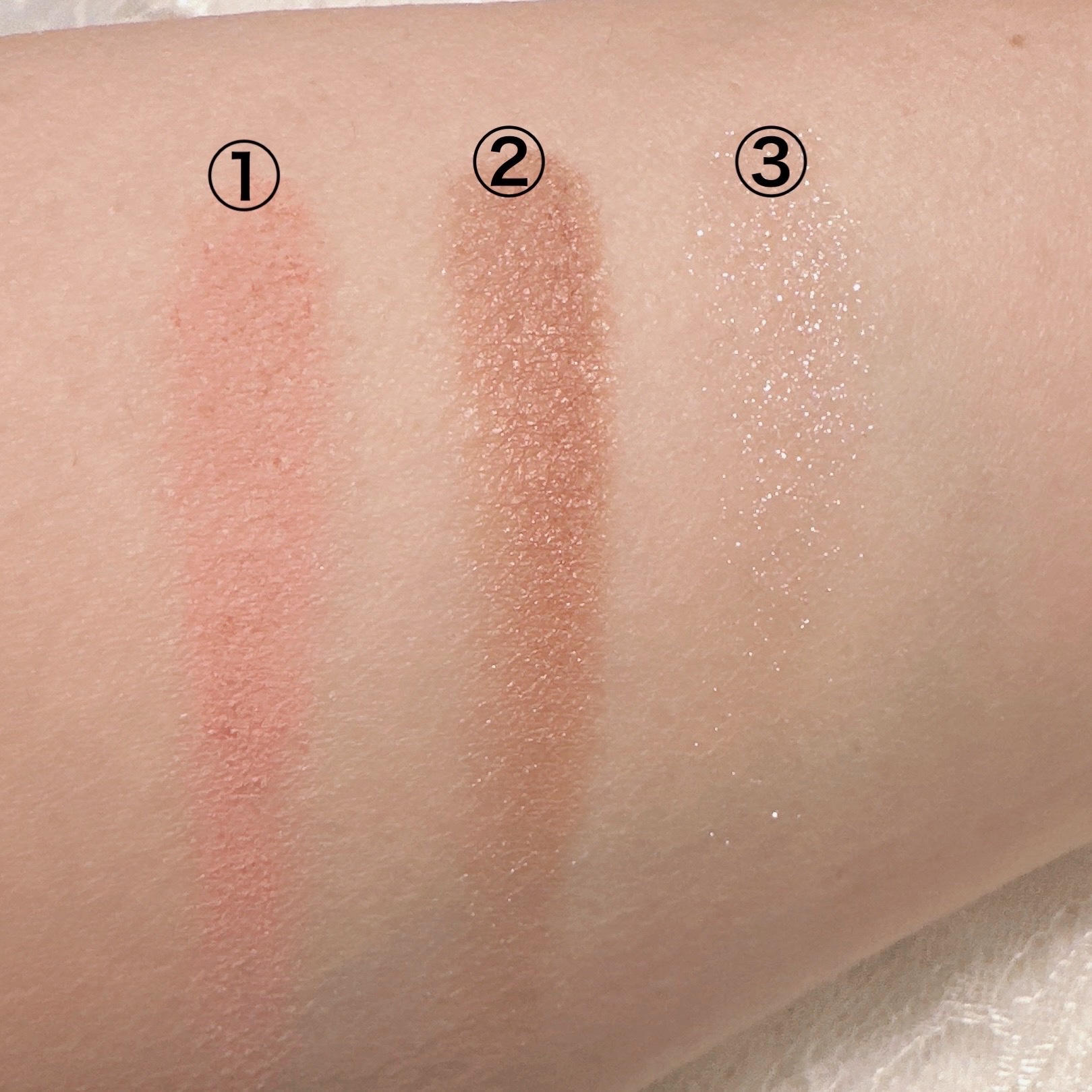 トリプルアイパレット/hana by hince/アイシャドウパレットを使ったクチコミ（3枚目）