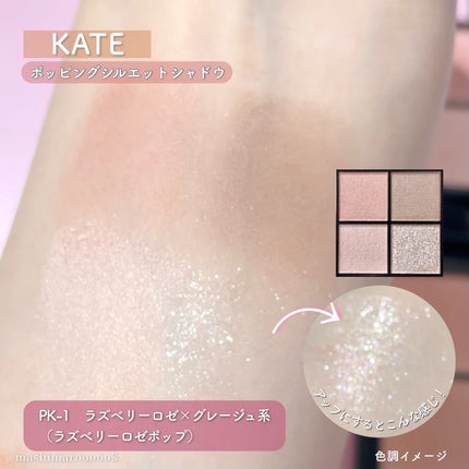 ケイト ポッピングシルエットシャドウ/KATE/アイシャドウパレットを使ったクチコミ(5枚目)