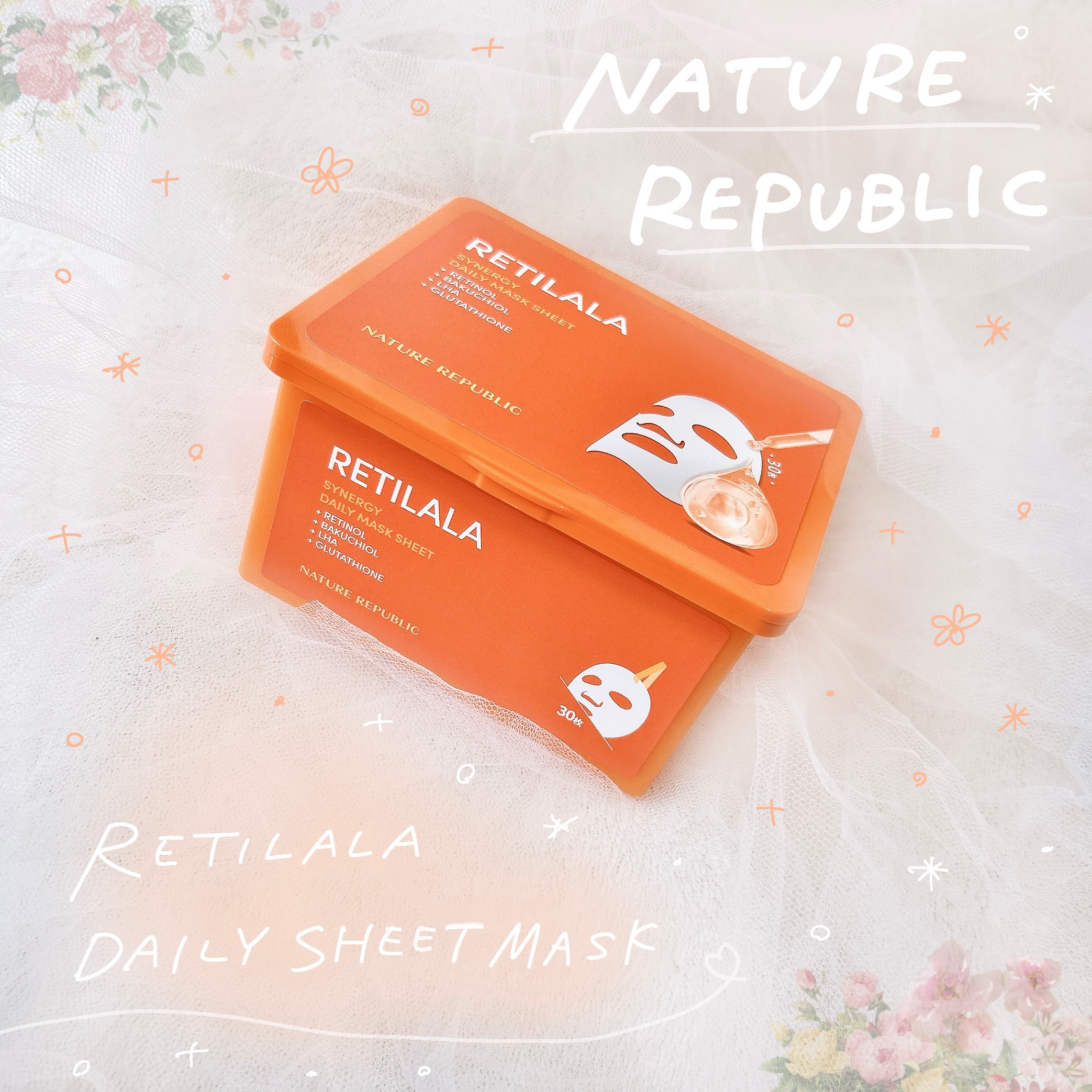 レチララ デイリーシートマスク/ネイチャーリパブリック/シートマスク・パックを使ったクチコミ（1枚目）