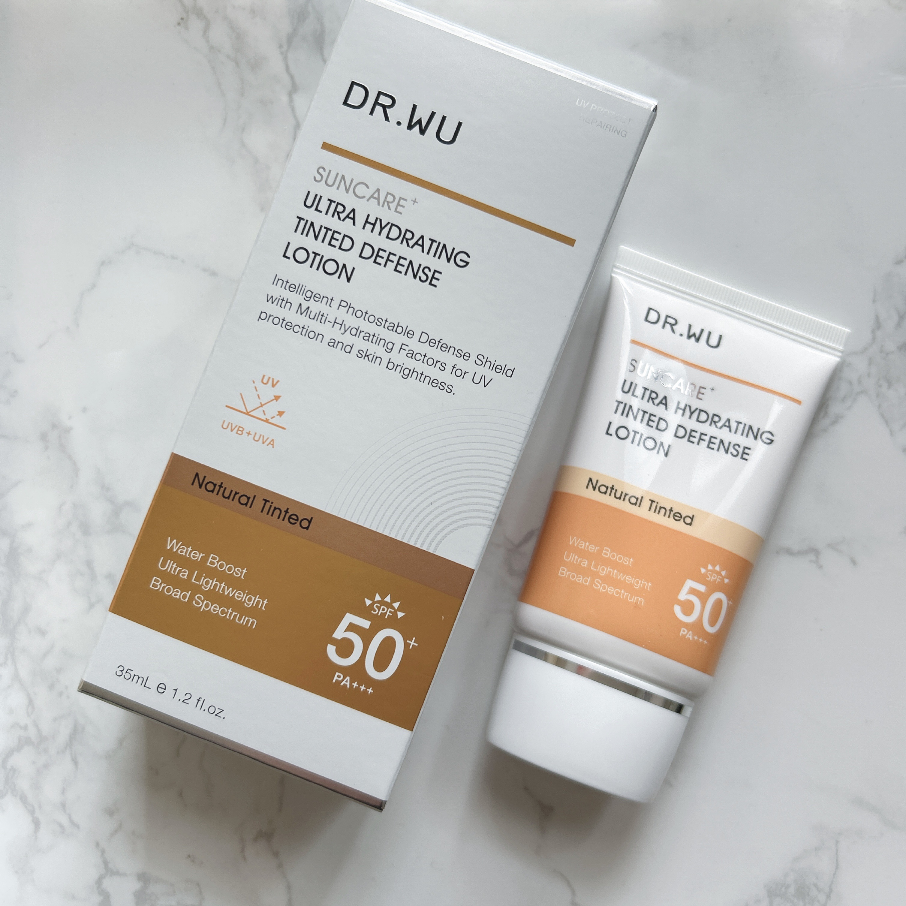 サンスクリーン+モイスト（色付き）＜日焼け止め＞/DR.WU/日焼け止めローションを使ったクチコミ（1枚目）