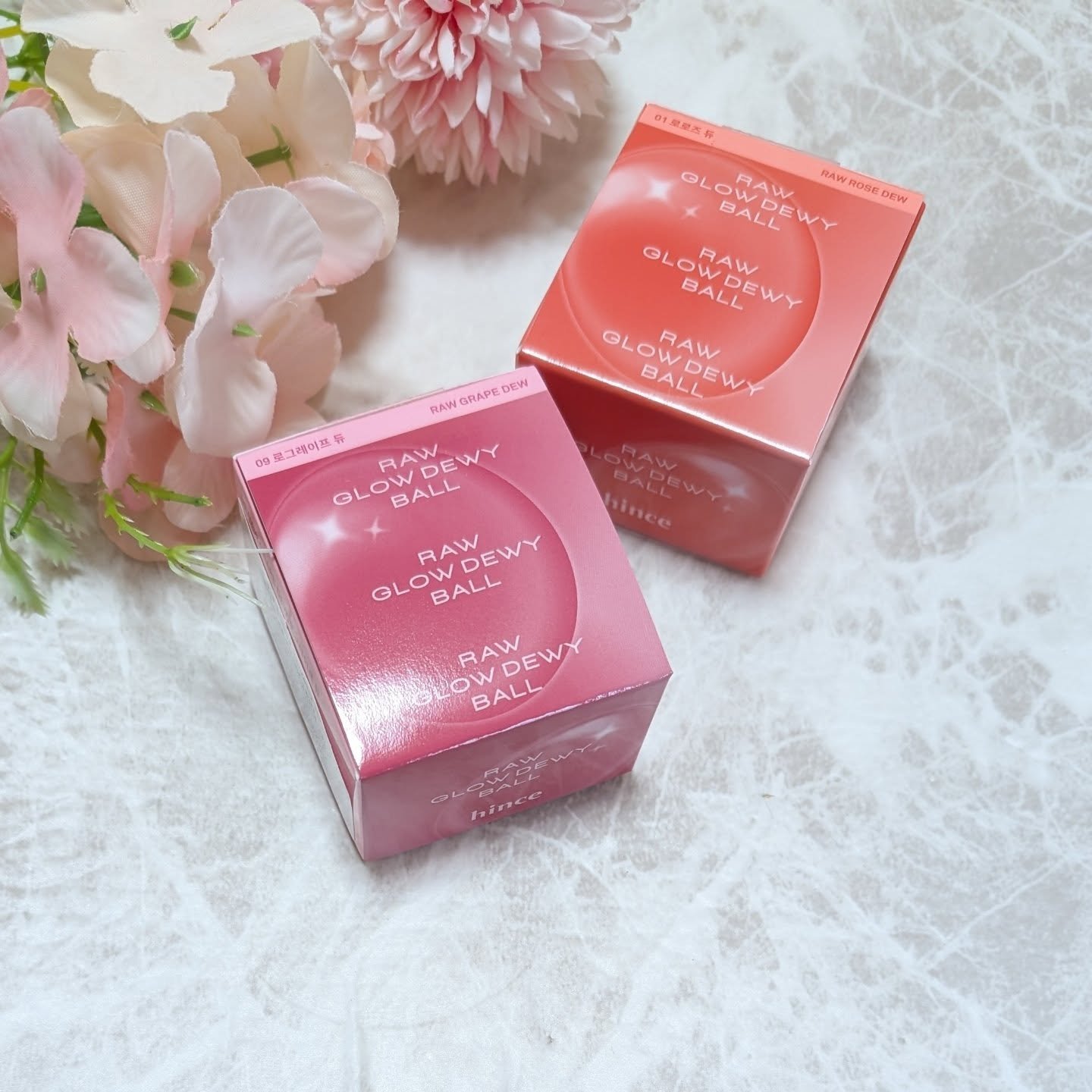 ロウグロウデューイーボール/hince/リップバームを使ったクチコミ（1枚目）