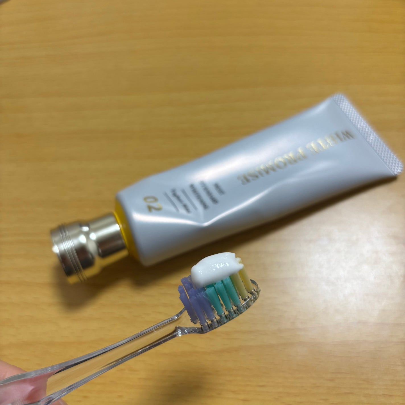 ホワイトプロミス 美白*+むし歯予防*/WHiTE PROMiSE/歯磨き粉を使ったクチコミ(6枚目)