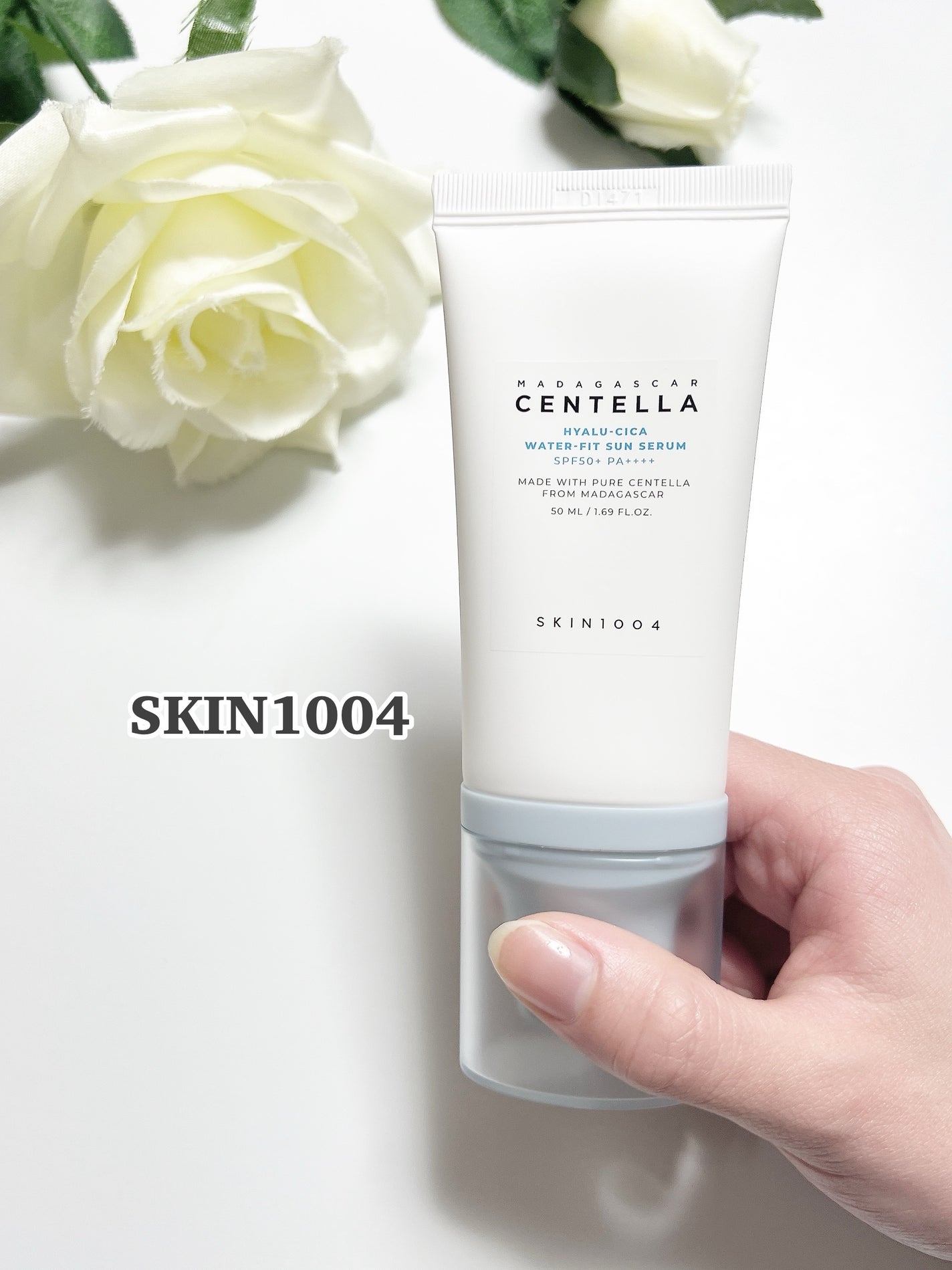 ヒアルーシカ ウォーターフィット サンセラム/SKIN1004/日焼け止めローションを使ったクチコミ(1枚目)