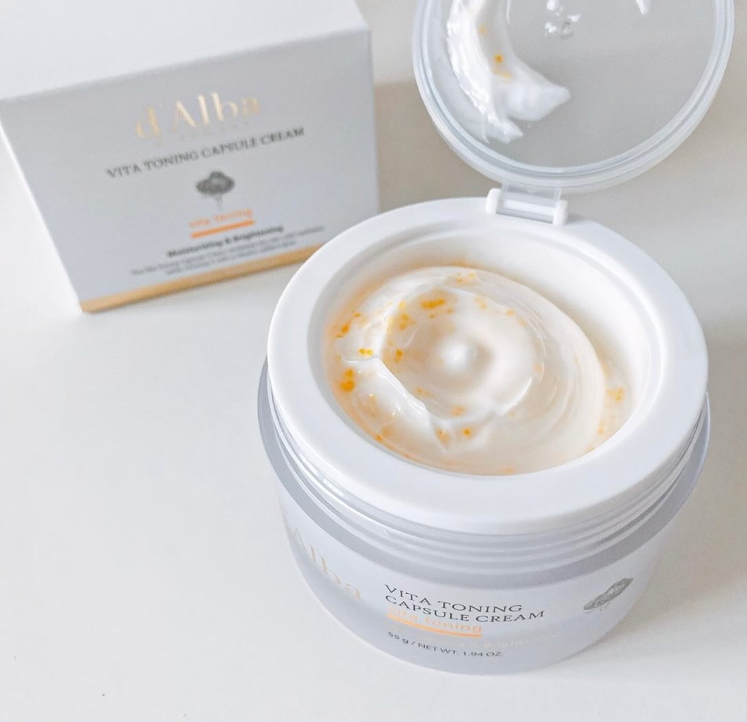 ビタトーニングカプセルクリーム/ダルバ/フェイスクリームを使ったクチコミ（2枚目）