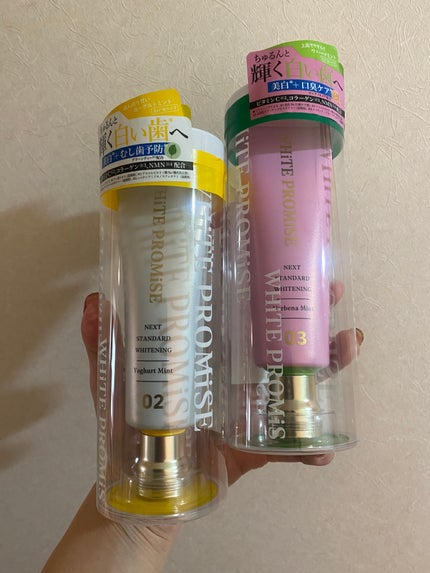 ホワイトプロミス  美白*+むし歯予防*/WHiTE PROMiSE/歯磨き粉を使ったクチコミ(1枚目)