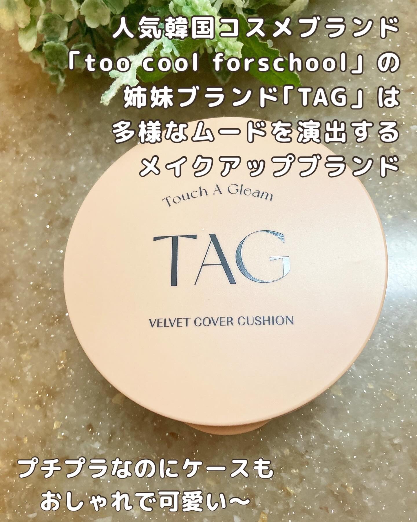 ベルベットカバークッション 02 NUDE LIGHT(23号)/TAG/クッションファンデーションを使ったクチコミ（1枚目）