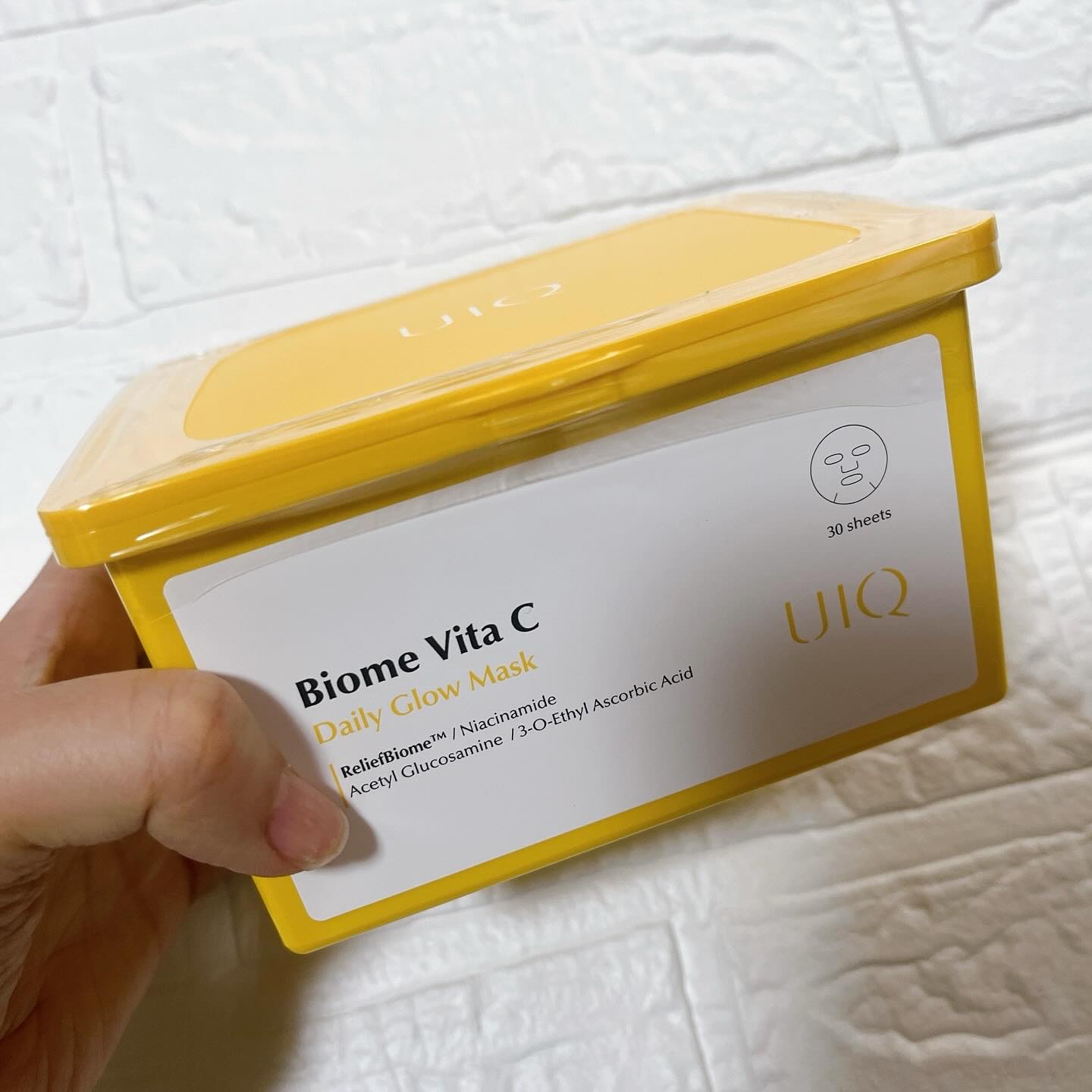 バイオームビタC黒クマアイパッチ/UIQ/シートマスク・パックを使ったクチコミ（2枚目）