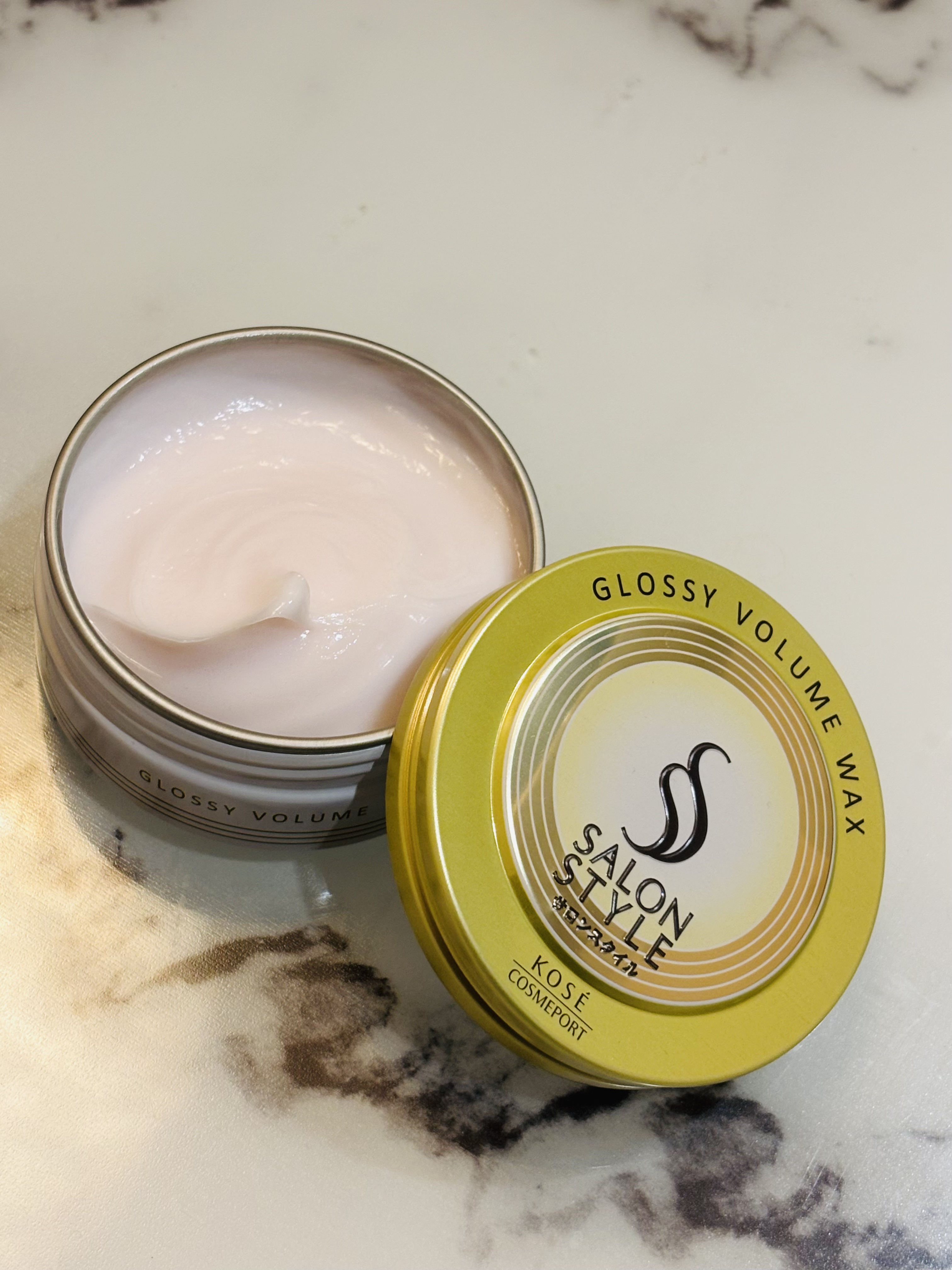 サロンスタイル ヘアワックス （グロッシーボリューム）/サロンスタイル/ヘアワックス・クリームを使ったクチコミ（2枚目）