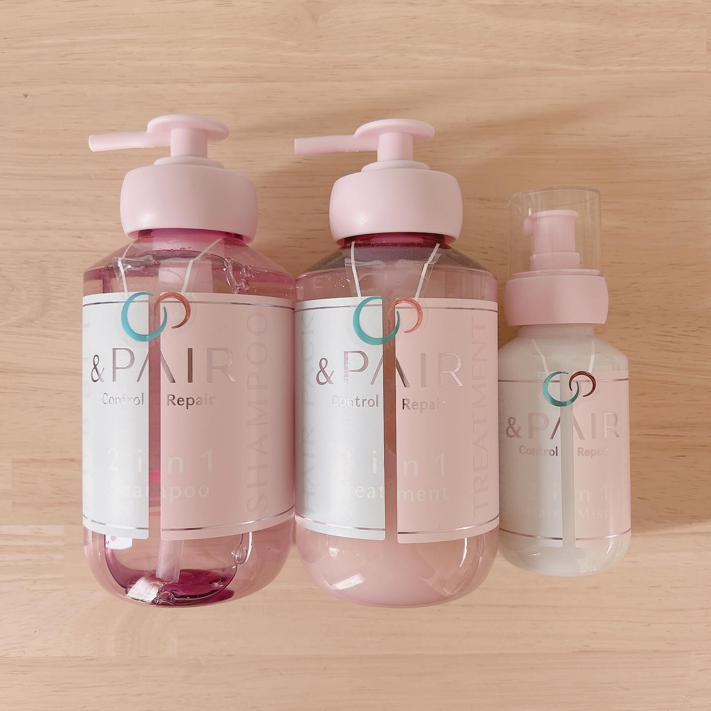 アンドペア コントロール リペア 2in1 ヘアミルクミスト/&PAIR/ヘアミストを使ったクチコミ（1枚目）