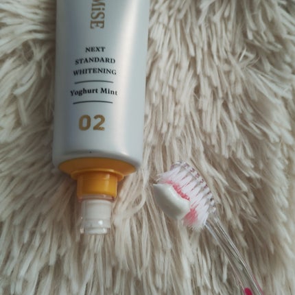 ホワイトプロミス  美白*+むし歯予防*/WHiTE PROMiSE/歯磨き粉を使ったクチコミ(4枚目)