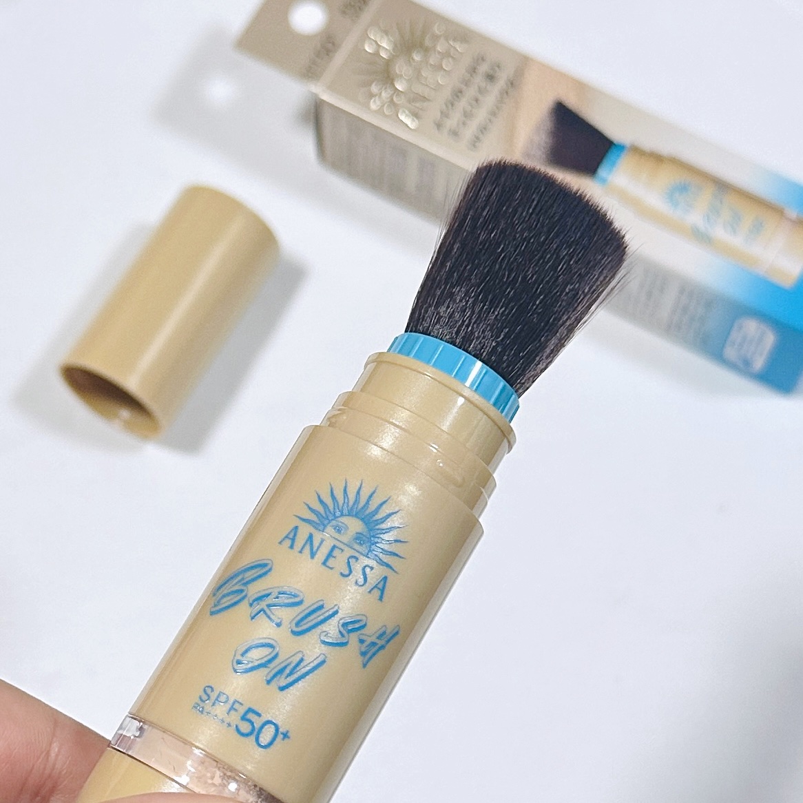 アネッサ パーフェクト UV ブラッシュオンパウダー/アネッサ/日焼け止めパウダーを使ったクチコミ（1枚目）