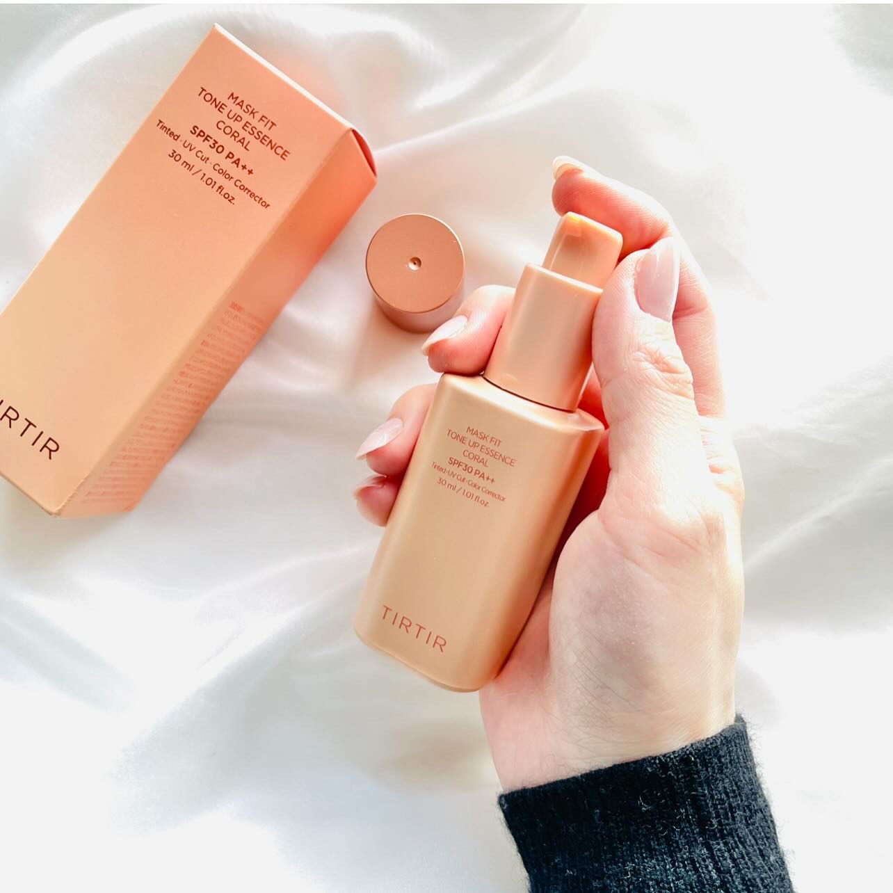 マスクフィットトーンアップエッセンス/TIRTIR(ティルティル)/化粧下地を使ったクチコミ（2枚目）