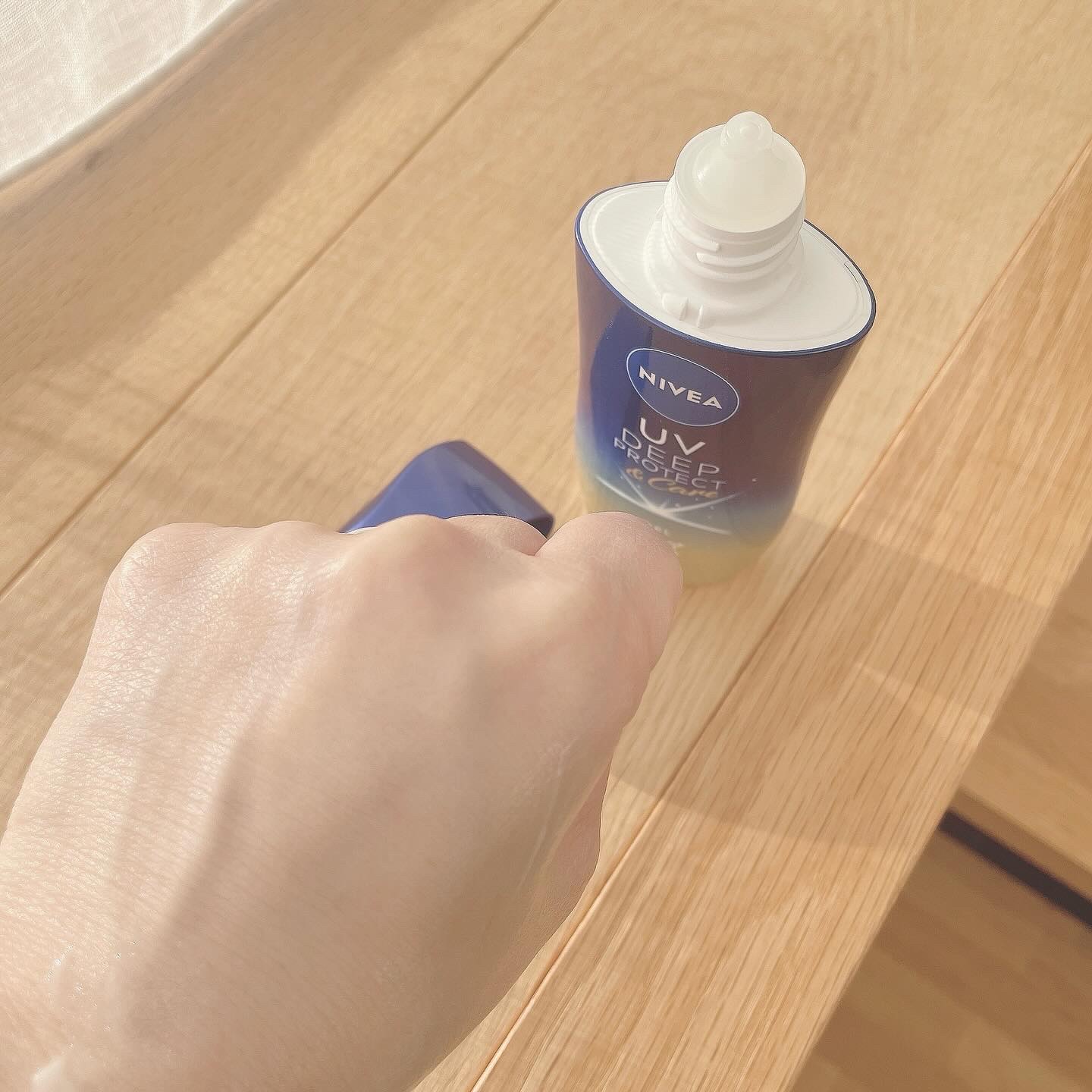 ニベアUV ディープ プロテクト＆ケア ジェル/ニベア/日焼け止めジェルを使ったクチコミ（3枚目）
