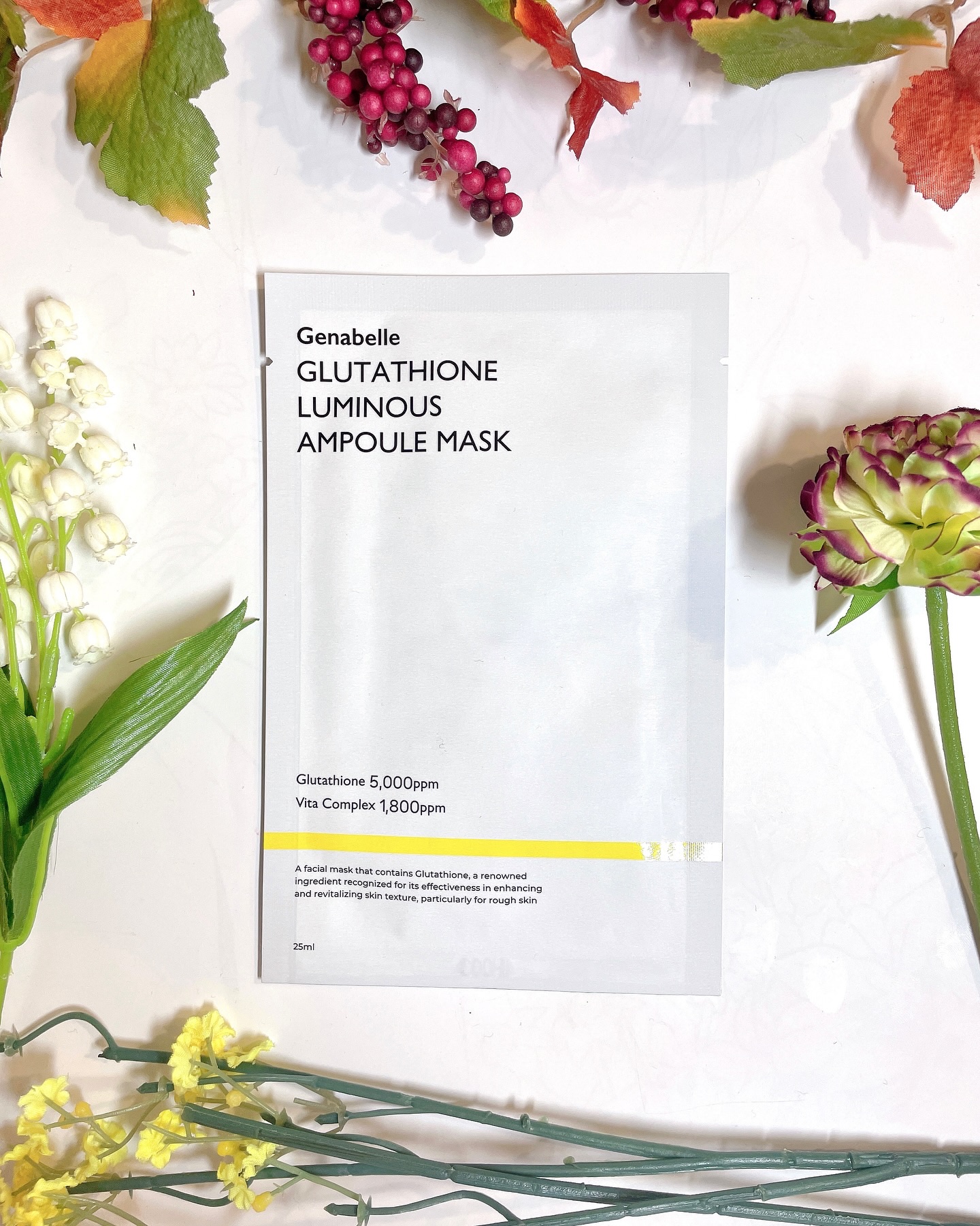 グルタチオンブアンプルマスク/Genabelle/シートマスク・パックを使ったクチコミ（1枚目）