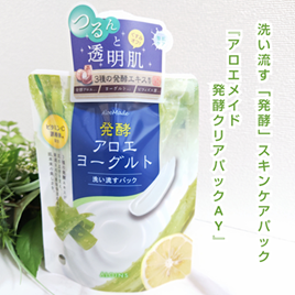 アロエメイド 発酵クリアパックAY 170g/アロエメイド/洗い流すパック・マスクを使ったクチコミ（1枚目）