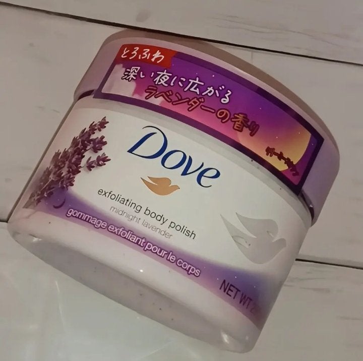 クリーミースクラブ ミッドナイトラベンダー/ダヴ/ボディスクラブを使ったクチコミ(4枚目)