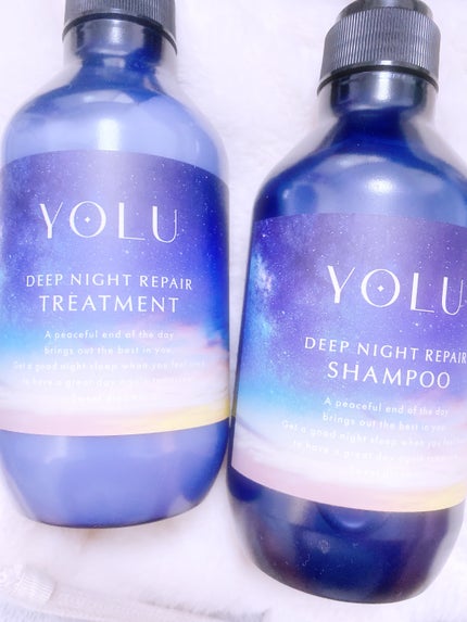 ディープナイトリペアシャンプー/トリートメント/YOLU/シャンプー・コンディショナーを使ったクチコミ(1枚目)