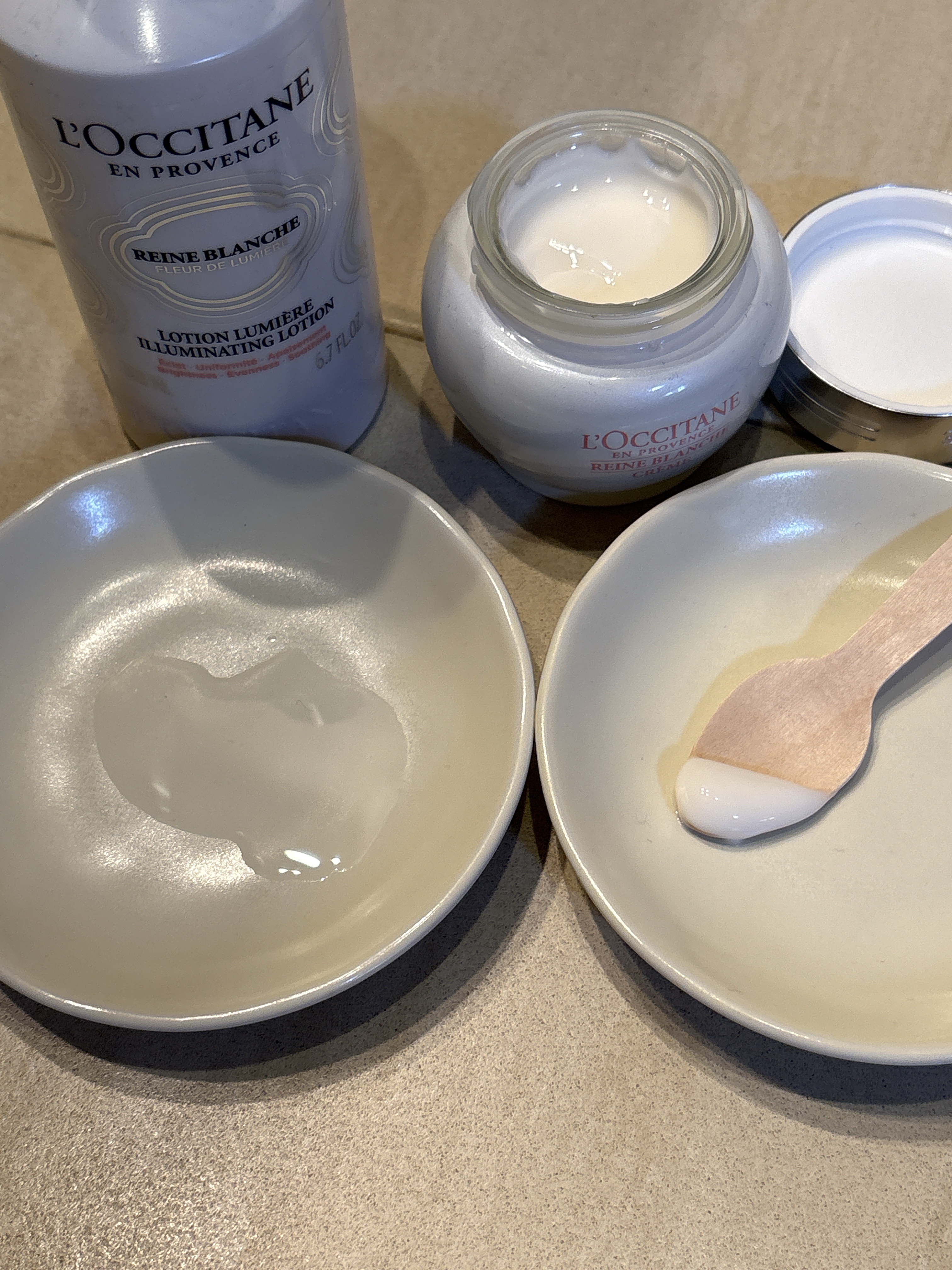 レーヌブランシュ ホワイトインフュージョンジェルクリーム/L'OCCITANE/フェイスクリームを使ったクチコミ（2枚目）