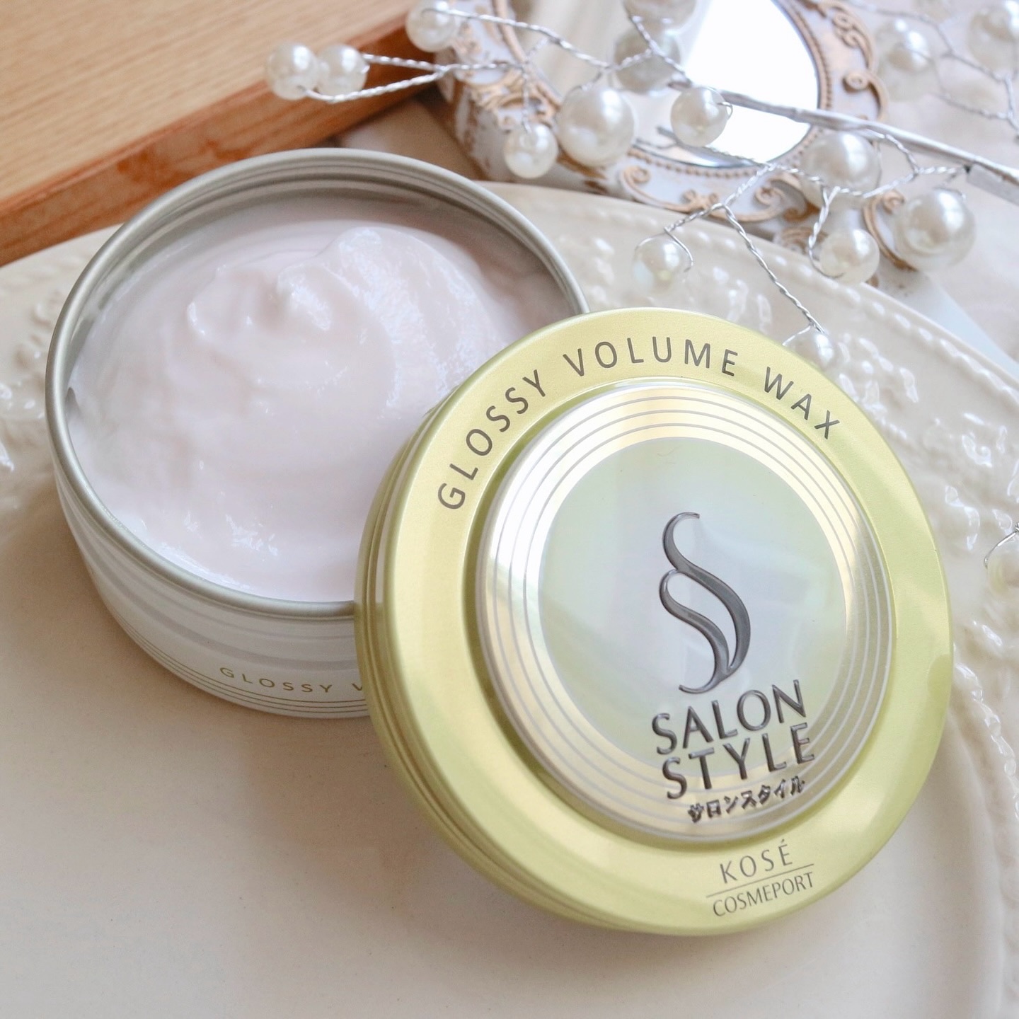 サロンスタイル ヘアワックス （グロッシーボリューム）/サロンスタイル/ヘアワックス・クリームを使ったクチコミ（1枚目）