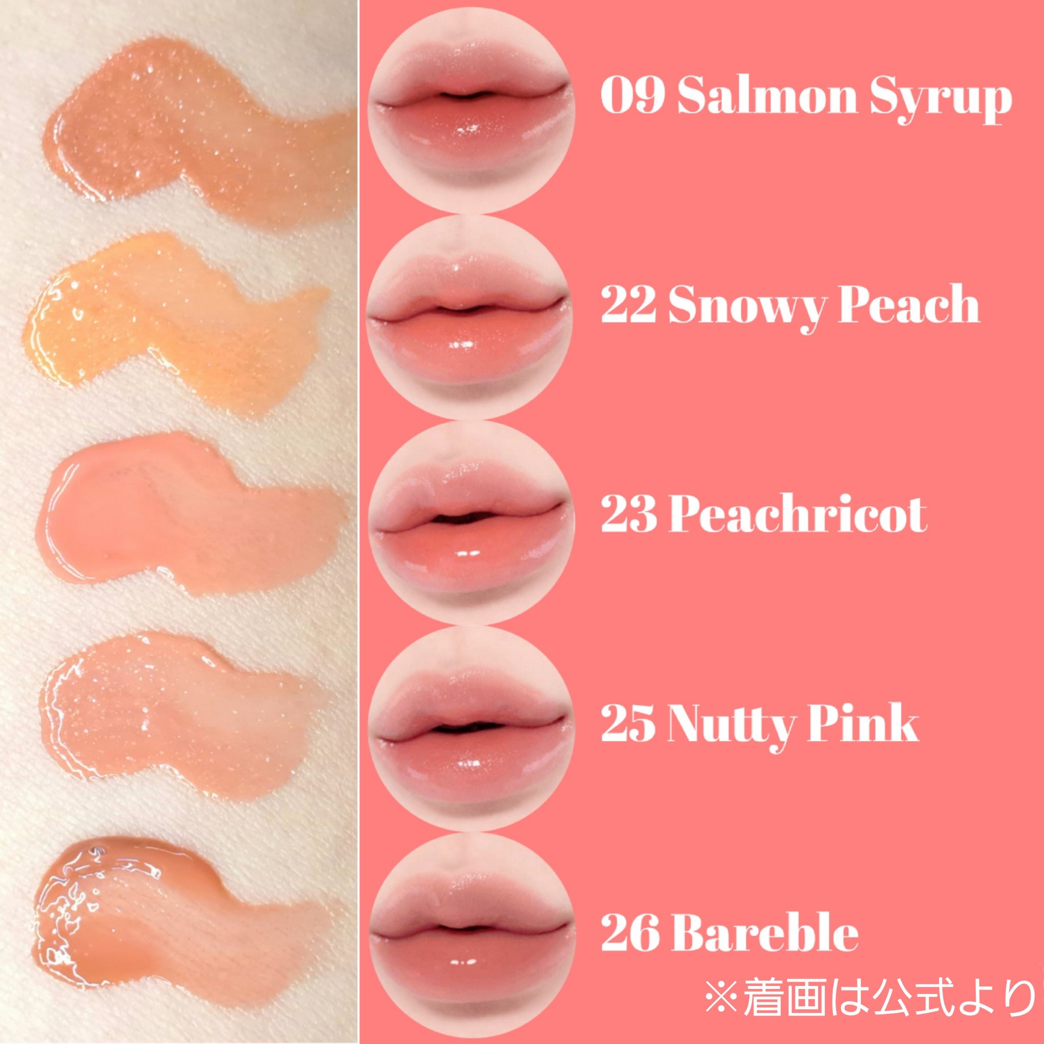 ウォーターリズムグロウティント 23 PEACH RICOT（ミニ）/TIRTIR(ティルティル)/リップティントを使ったクチコミ（3枚目）