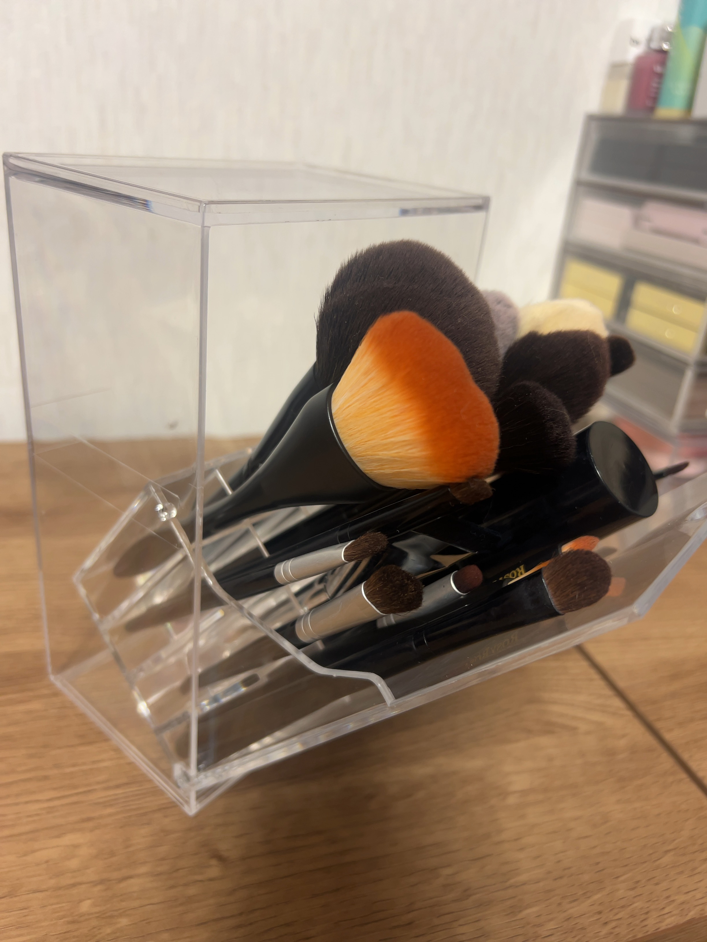 アクリルケース 蓋付き/DAISO/その他を使ったクチコミ（3枚目）