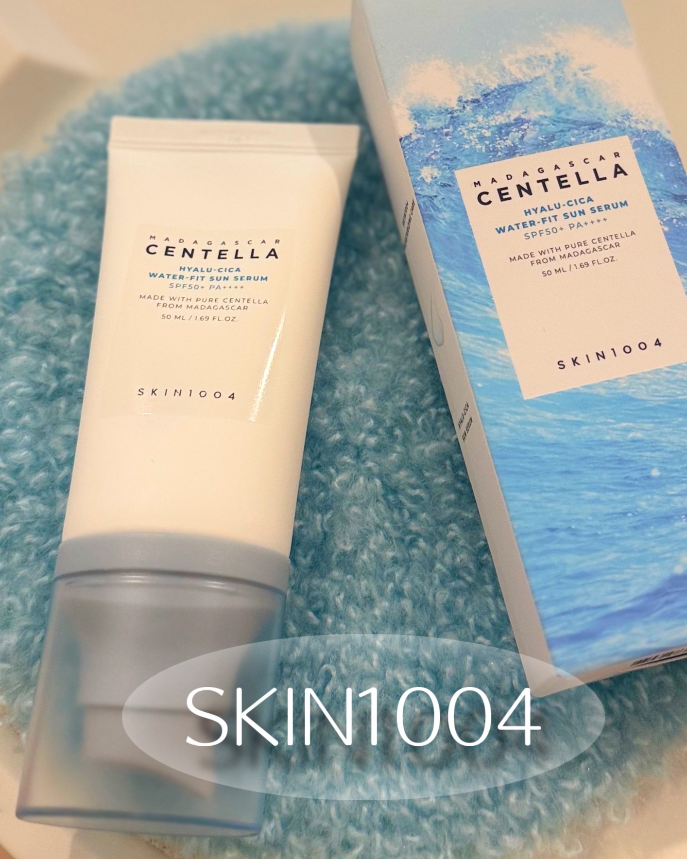 ヒアルーシカ ウォーターフィット サンセラム/SKIN1004/日焼け止めローションを使ったクチコミ（1枚目）