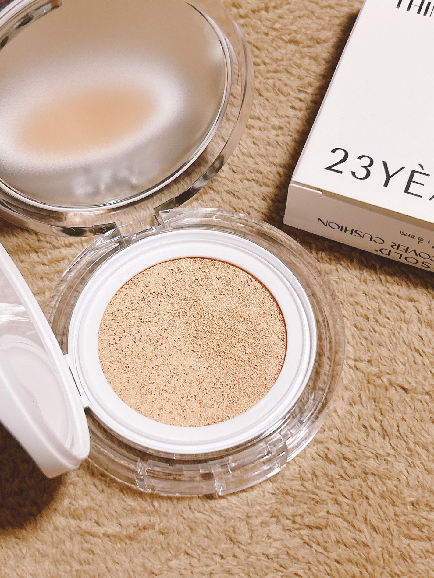 ハートリーフシーンカバークッション/23years old/クッションファンデーションを使ったクチコミ(3枚目)