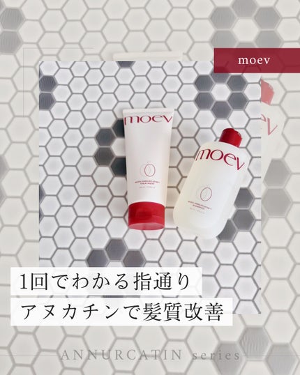 モエブ アヌカチン シャンプー/トリートメント/moev/市販シャンプーを使ったクチコミ(1枚目)